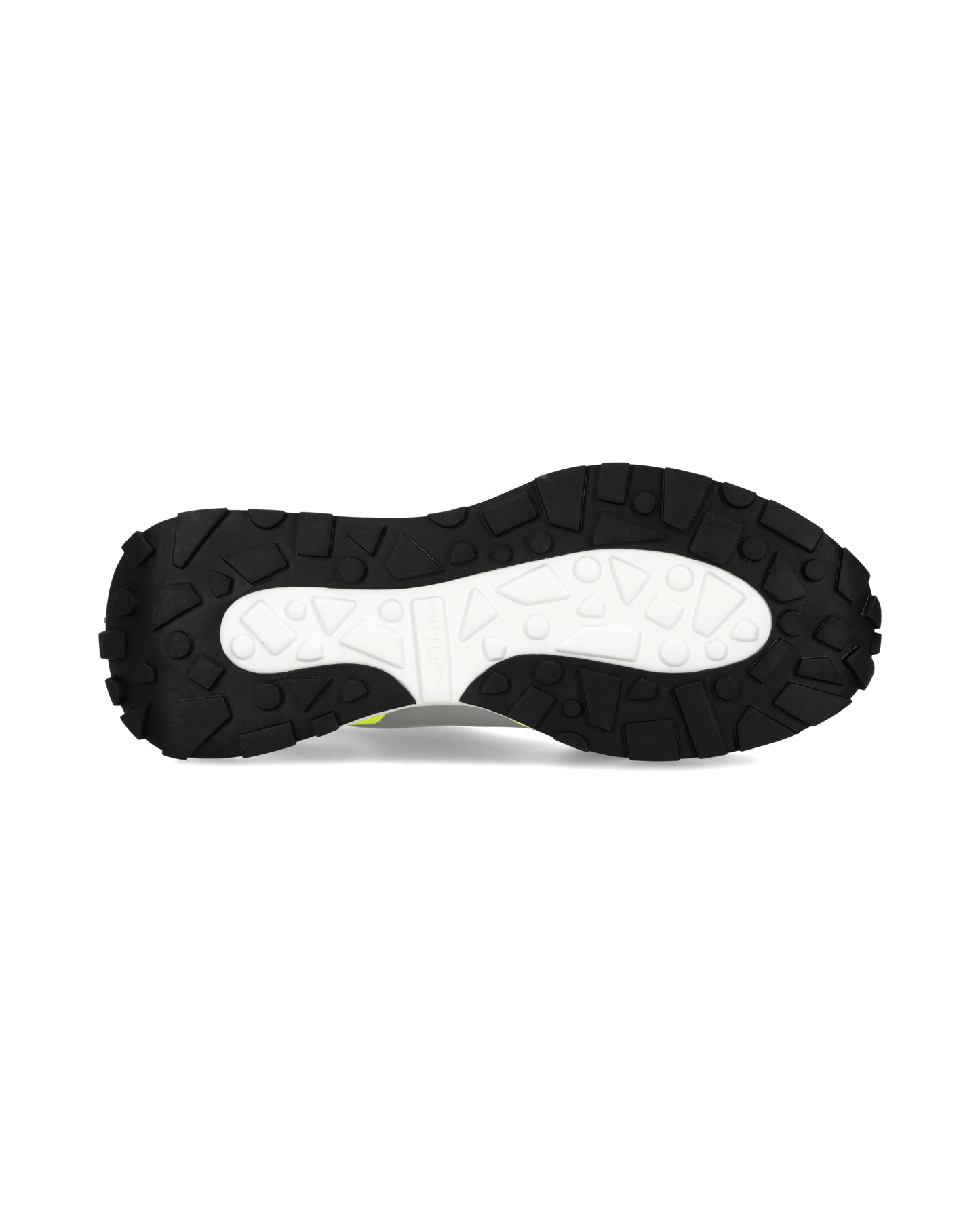 Sneakers Antibes Men, Silver Neon Yellow Blue