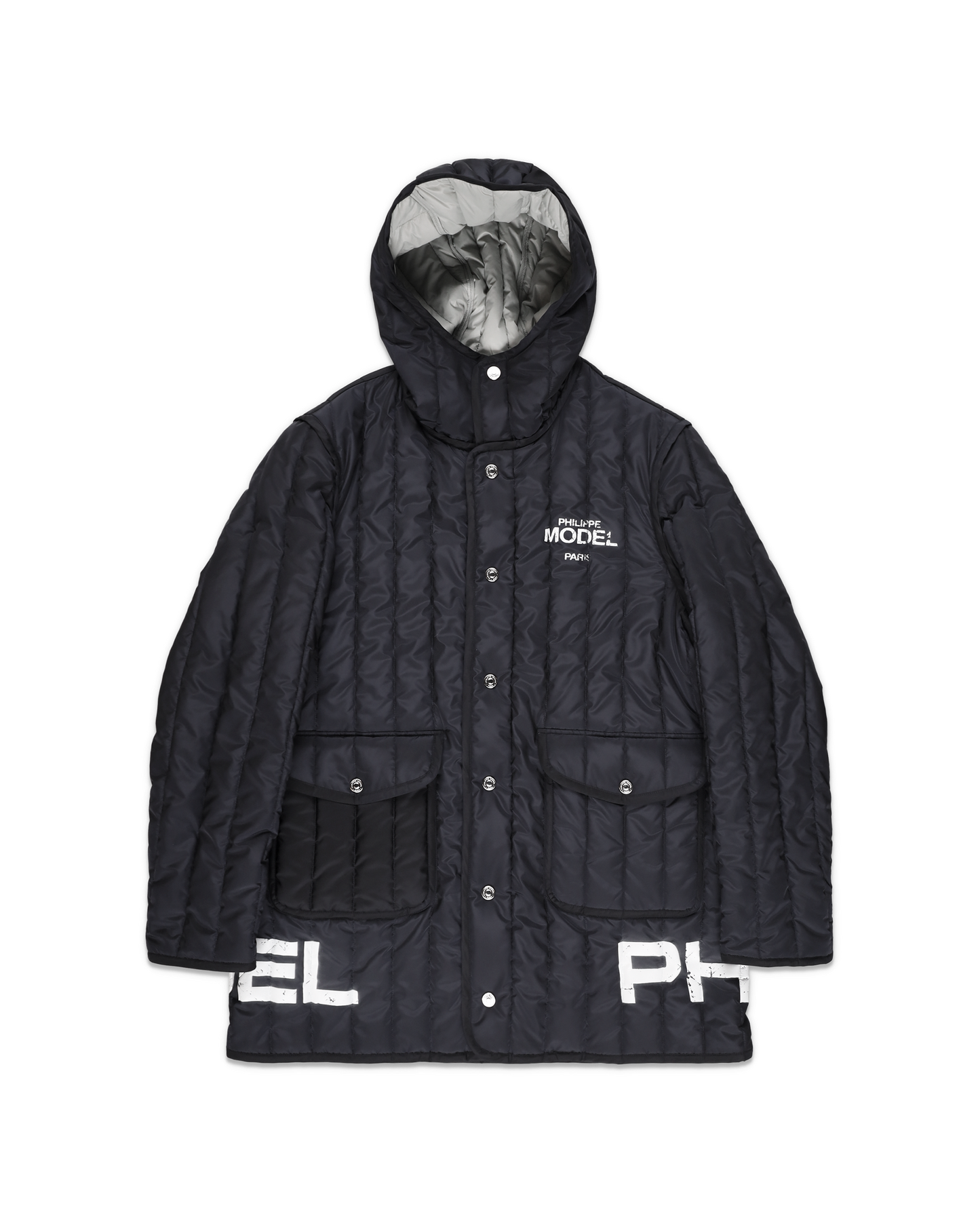 Men's Blue Padded Jacket