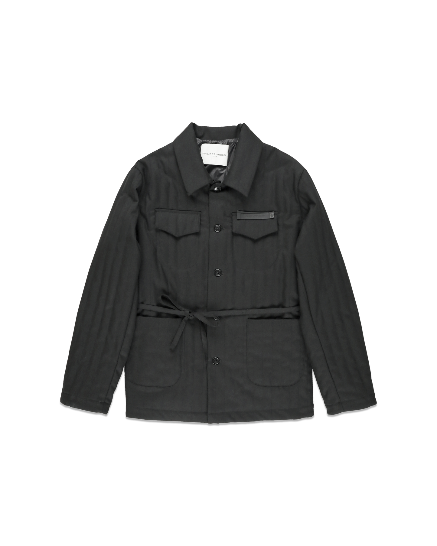 Men's Black Quilted Jacket