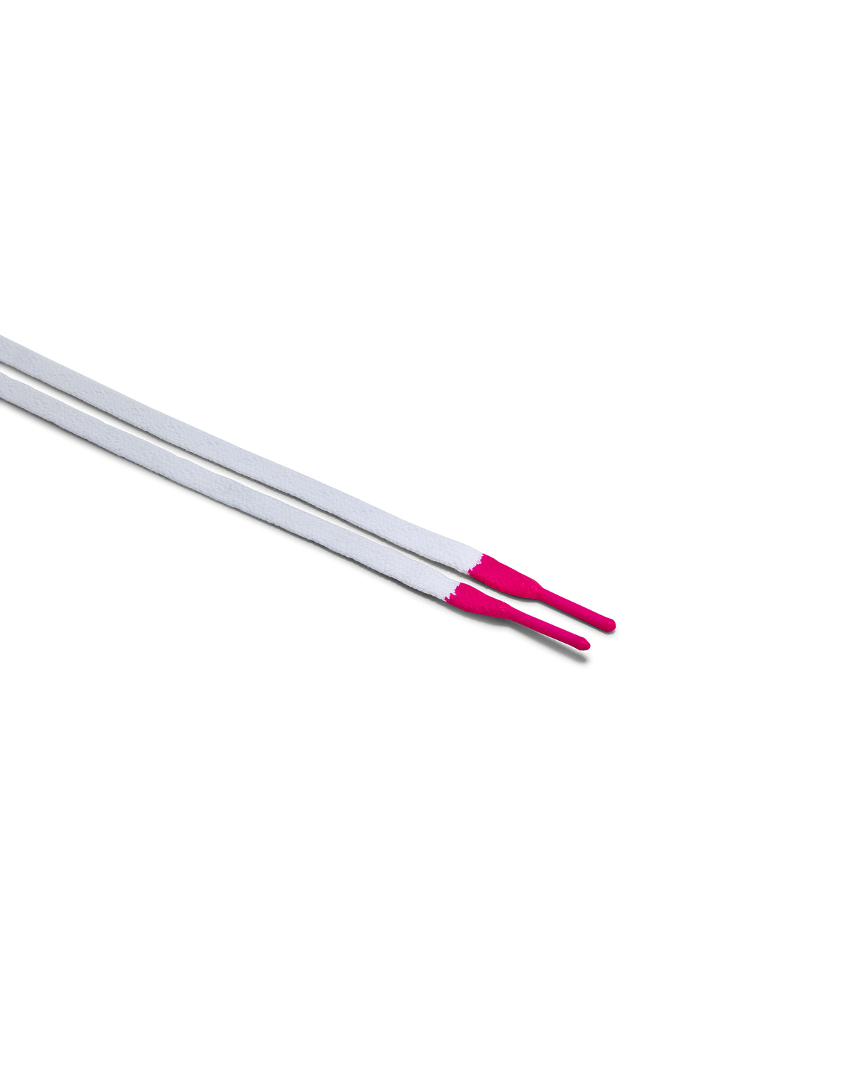 Women’s Laces in Cotton, White Neon Fuchsia