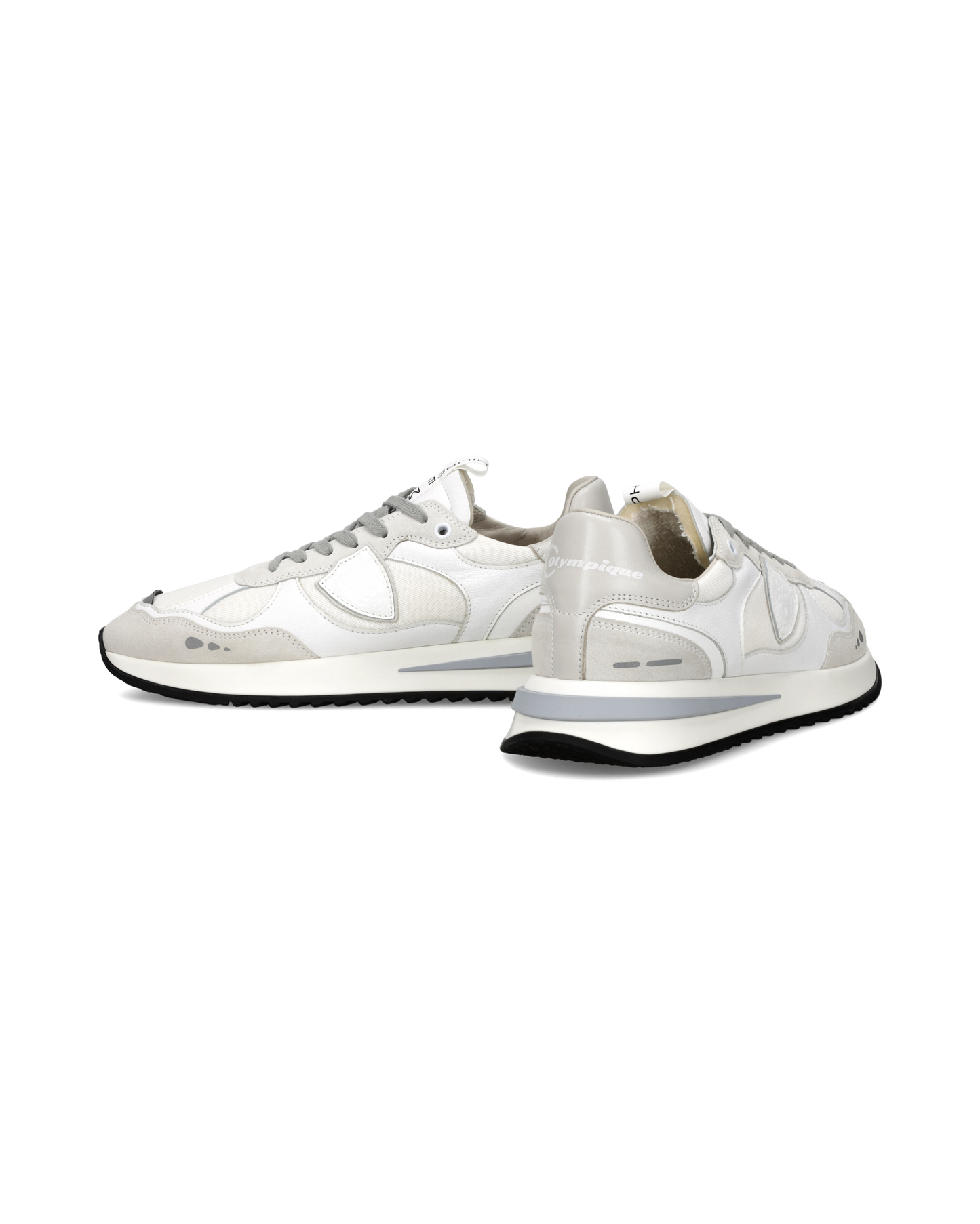 Sneaker Olympique Men, White Grey