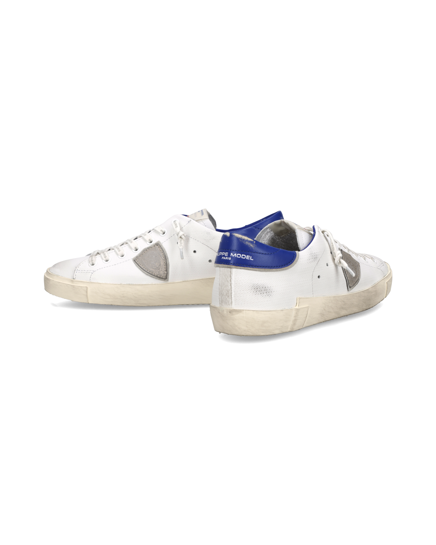 Sneakers Prsx Men with drapeau label, White Bluette