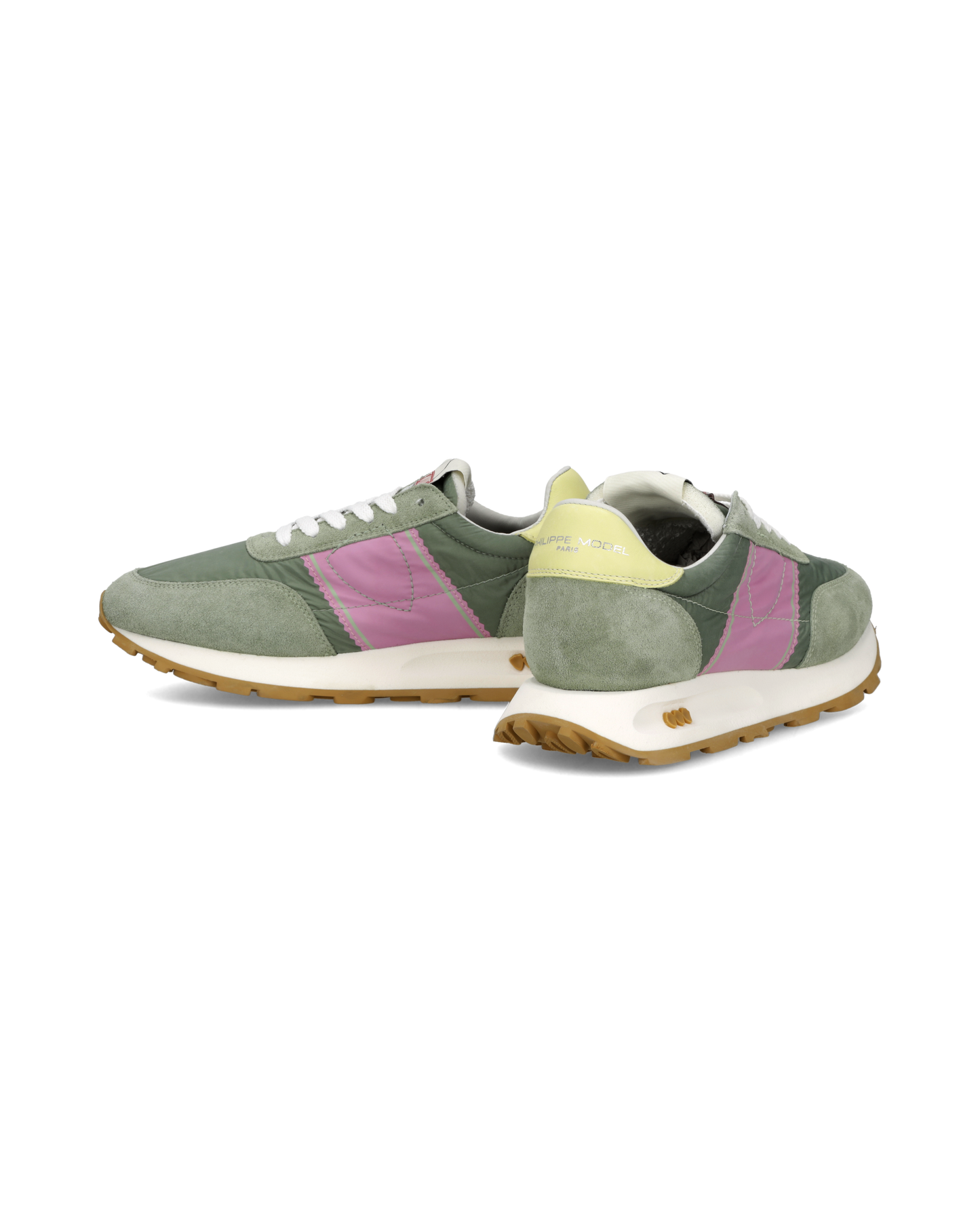 Sneakers Tour Running Women, Sage Pink Yellow