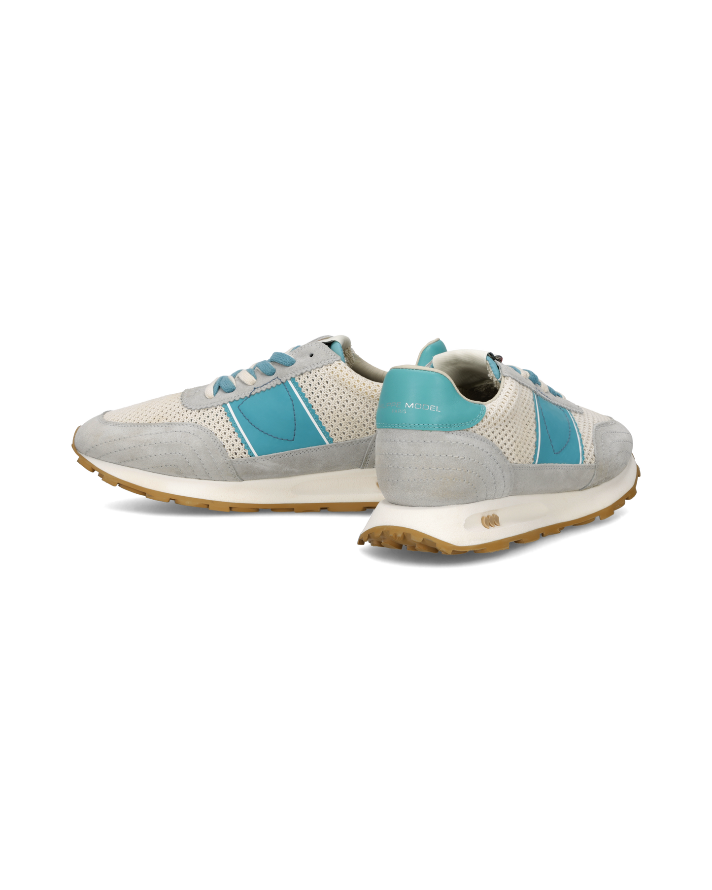 Sneakers Tour Running Men, Grey Light Blue