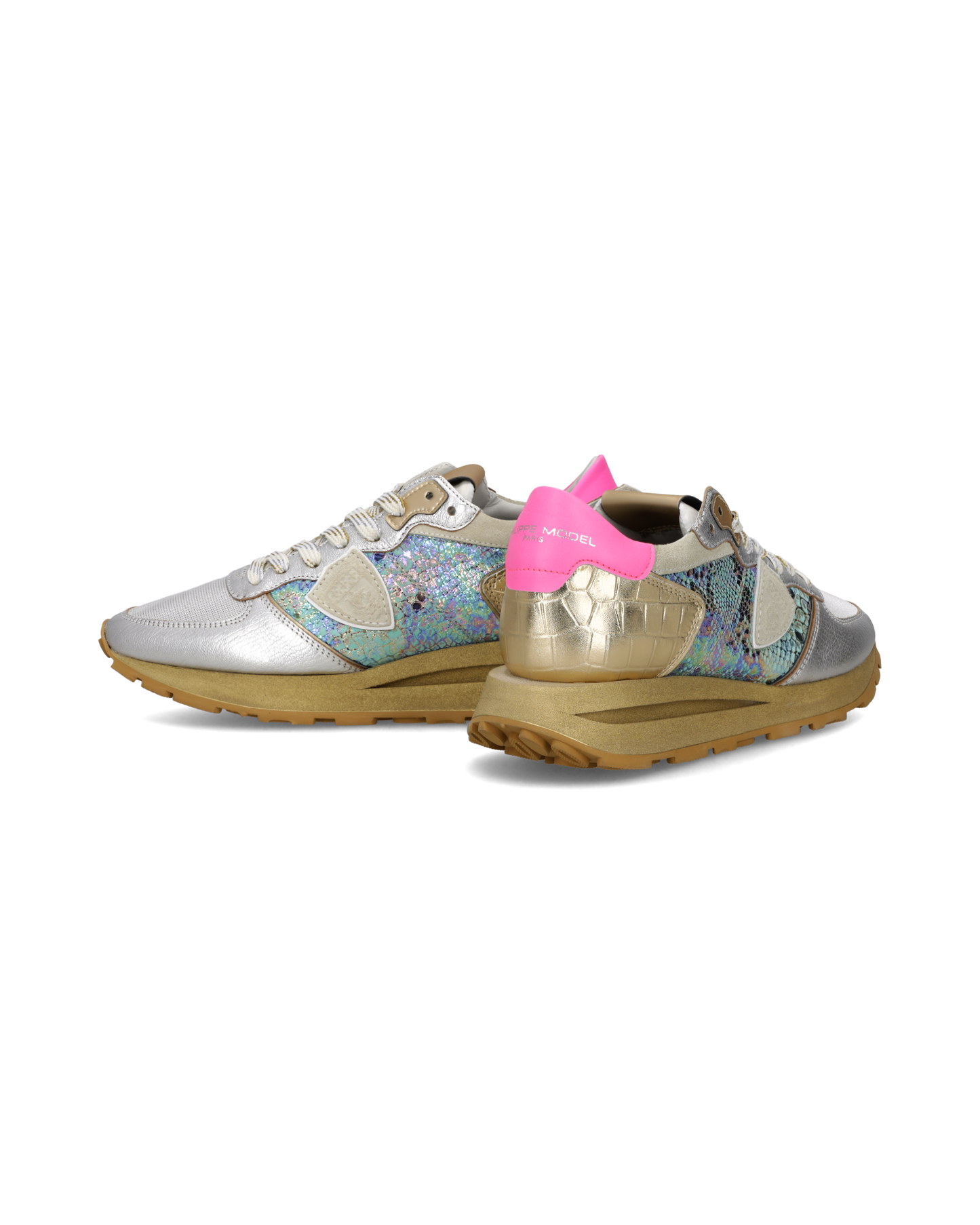 Sneakers Tropez Haute Running Women, Silver Multicolour