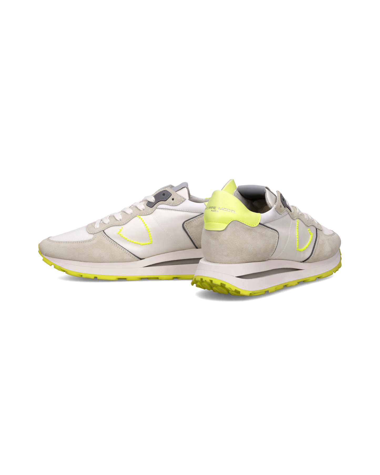 Sneakers Tropez Haute Running Men, White Yellow