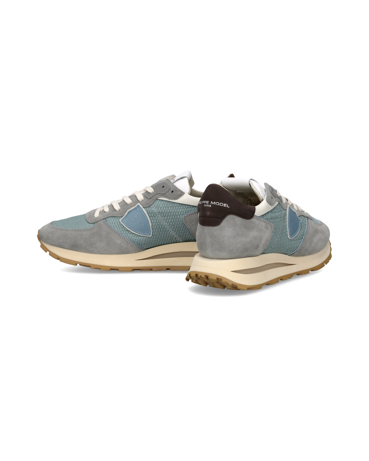 Sneakers Tropez Haute Men, Light Blue Grey