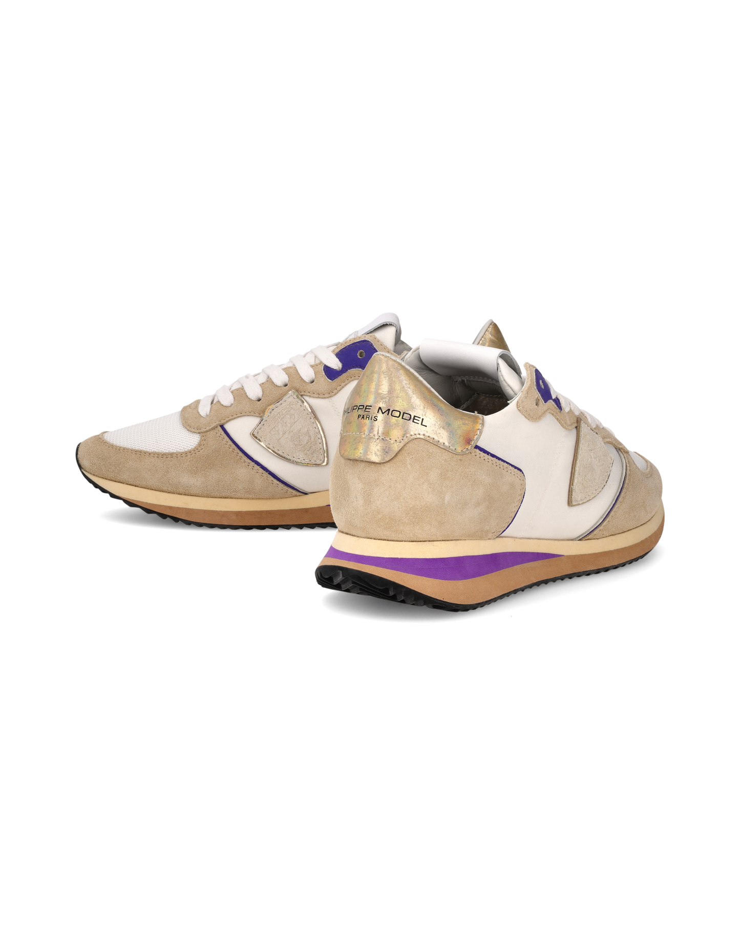Sneakers Trpx Running Women, Beige Violet