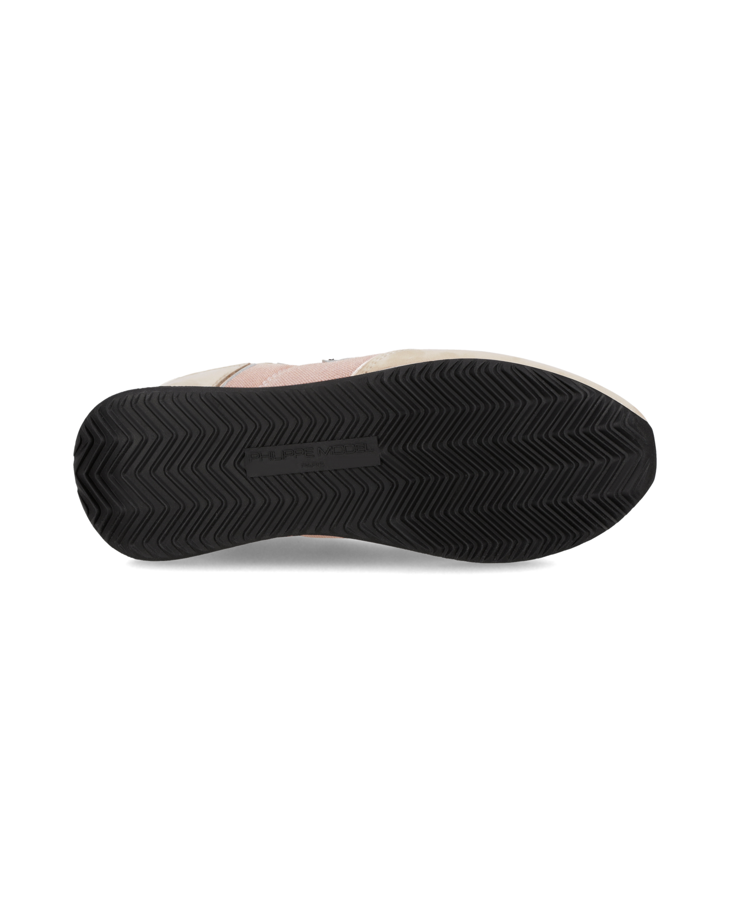 Sneakers Trpx Women with Python-Print Spoiler, Nude Antique Pink