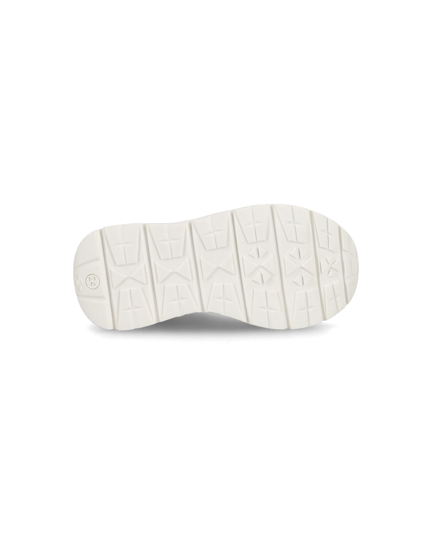 Zapatillas bajas Antibes para Bébé de nailon y piel, Blanco Verde