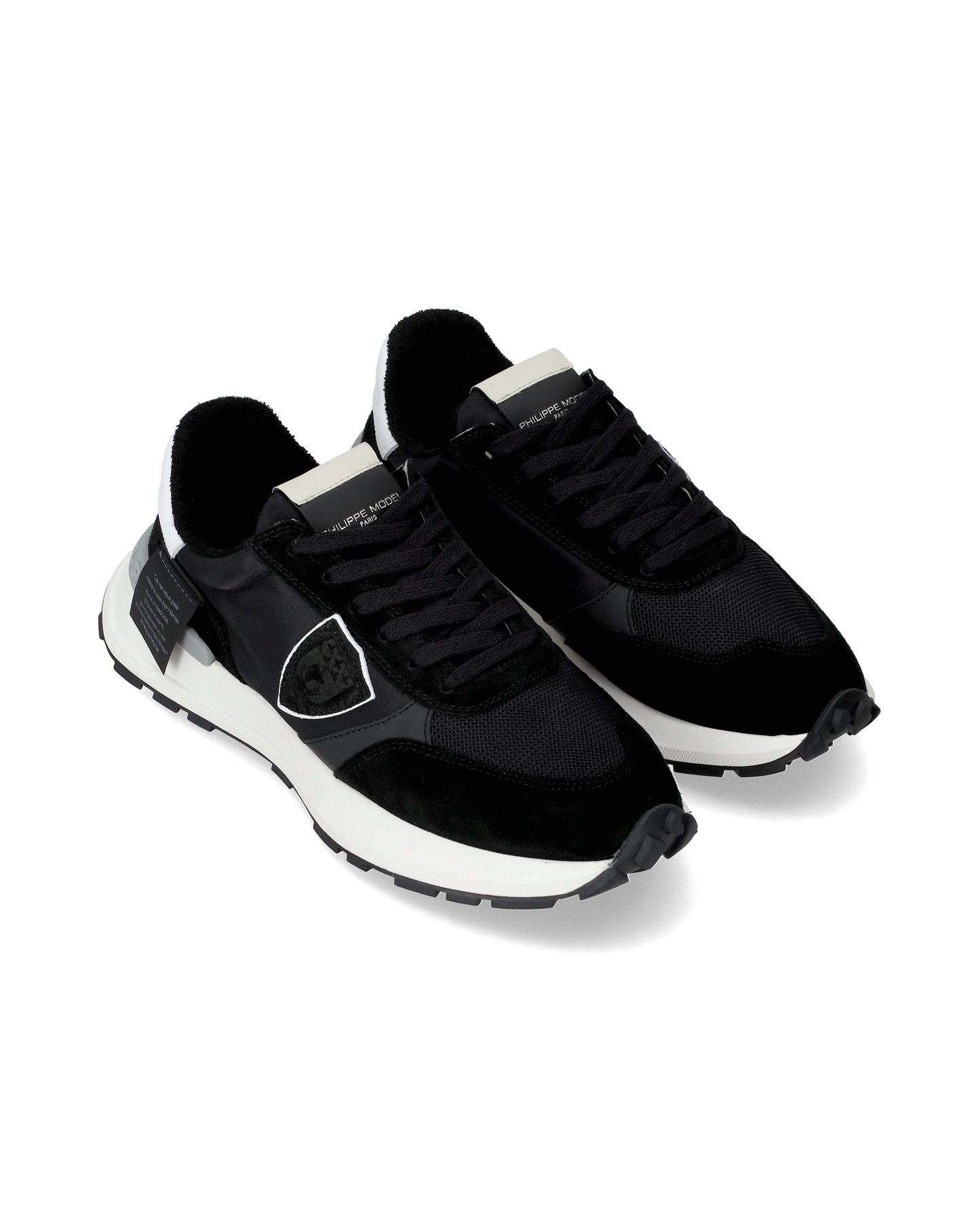 Flache Antibes Running-Sneakers für Damen – Schwarz