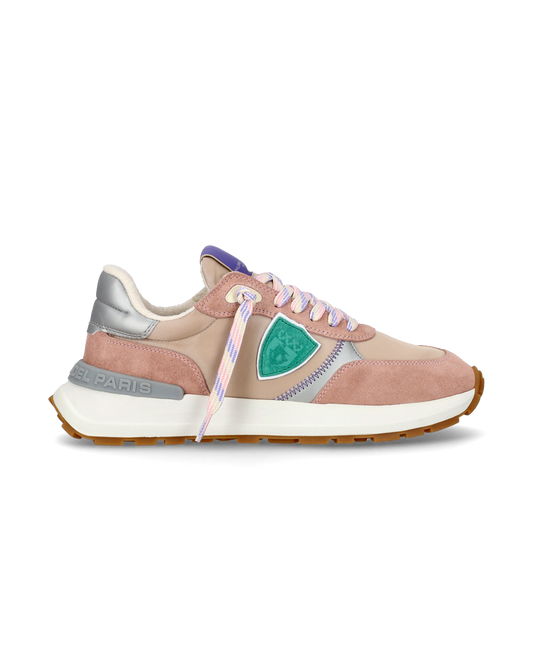 Sneakers Sportswear Antibes Women Nylon And Leather Pink