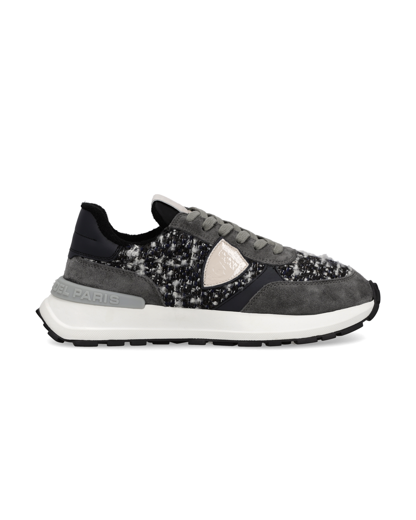 Sneakers Antibes Women, Black Grey