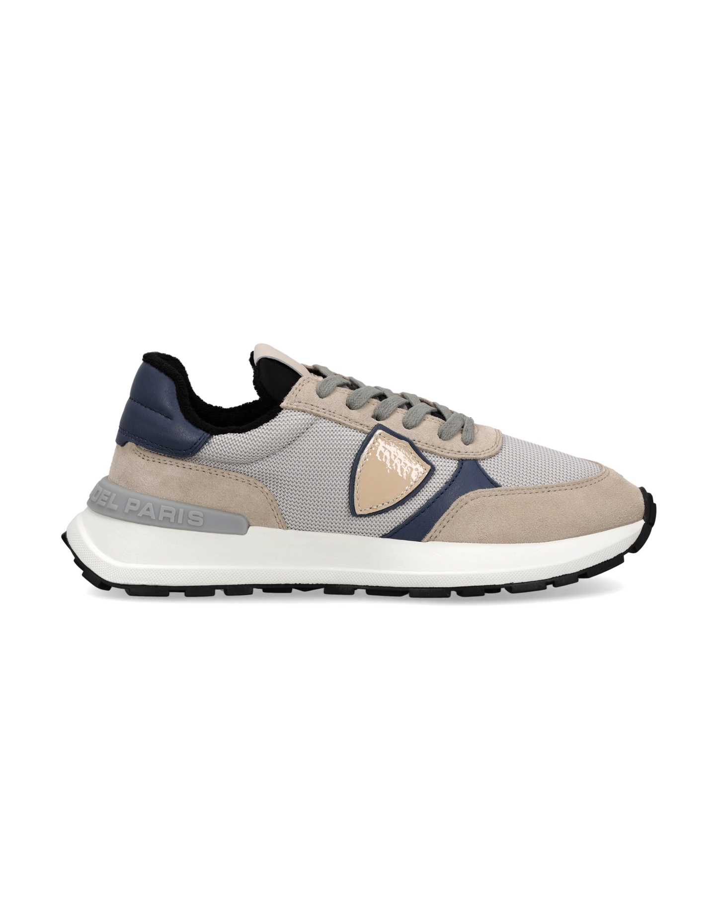 Sneakers Antibes Donna, Grigio Blu Beige