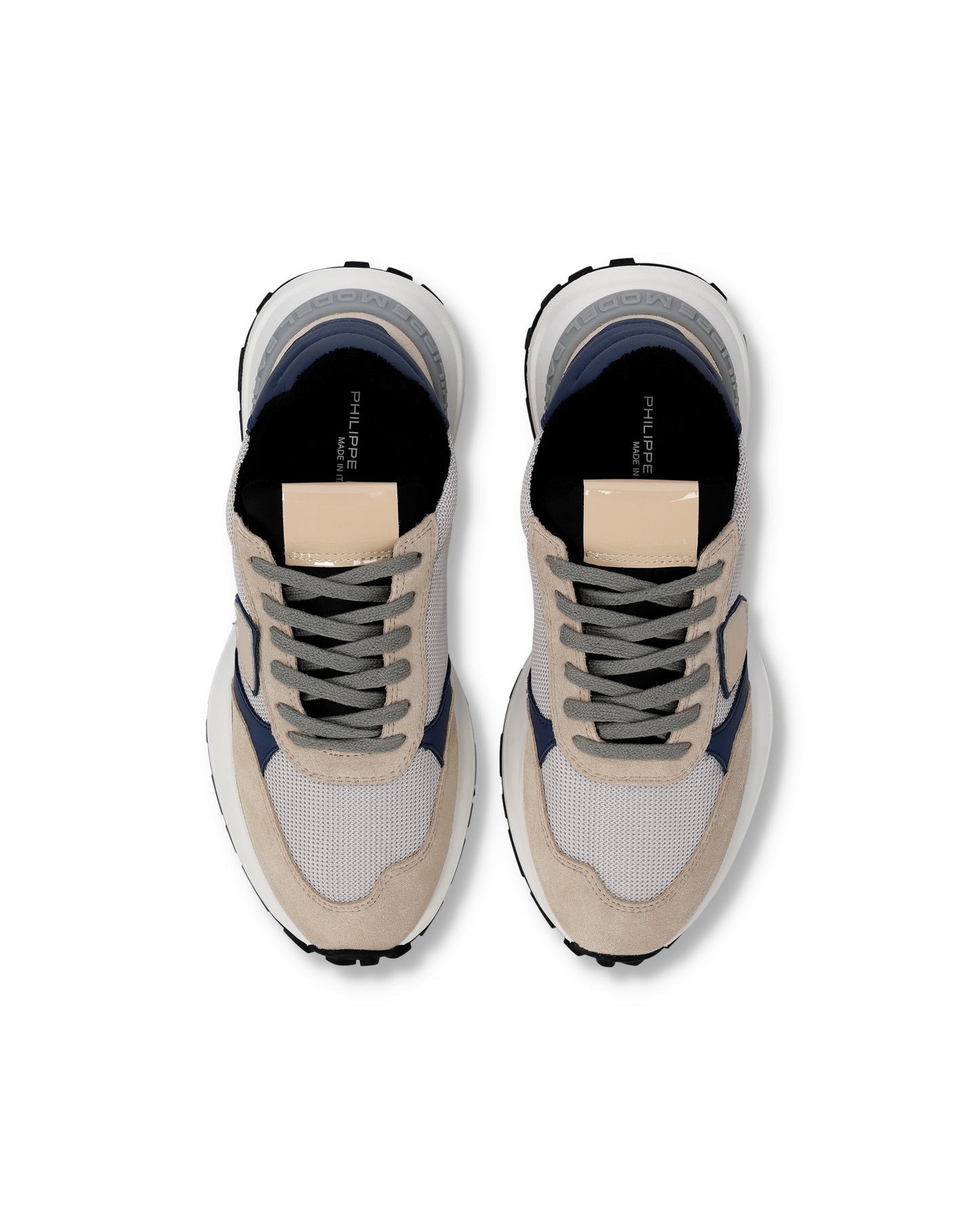 Sneakers Antibes Donna, Grigio Blu Beige