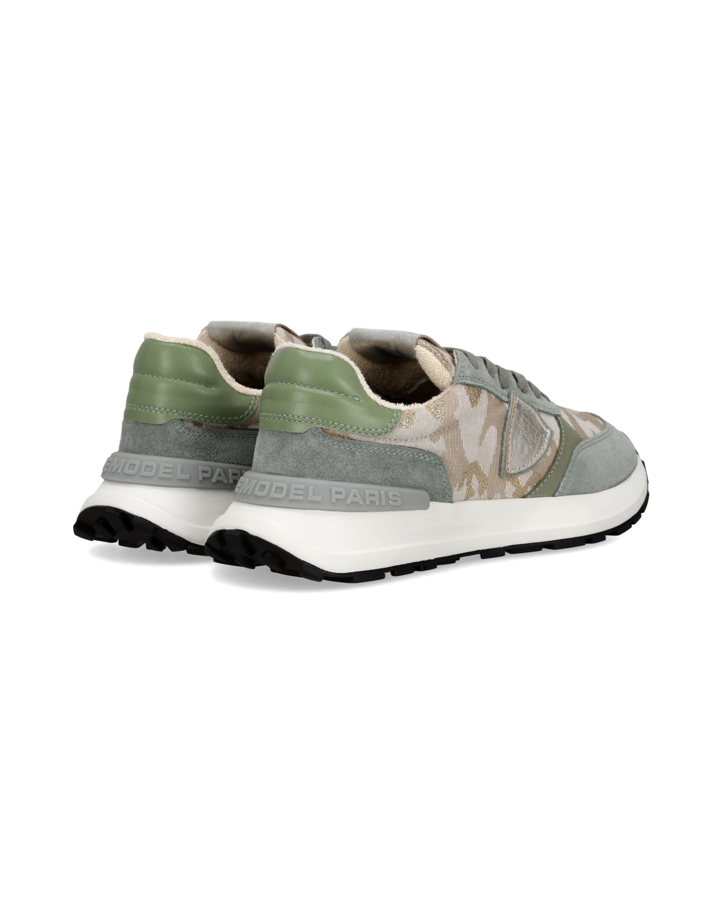 Sneakers Antibes Women, Gold Green Military Sage