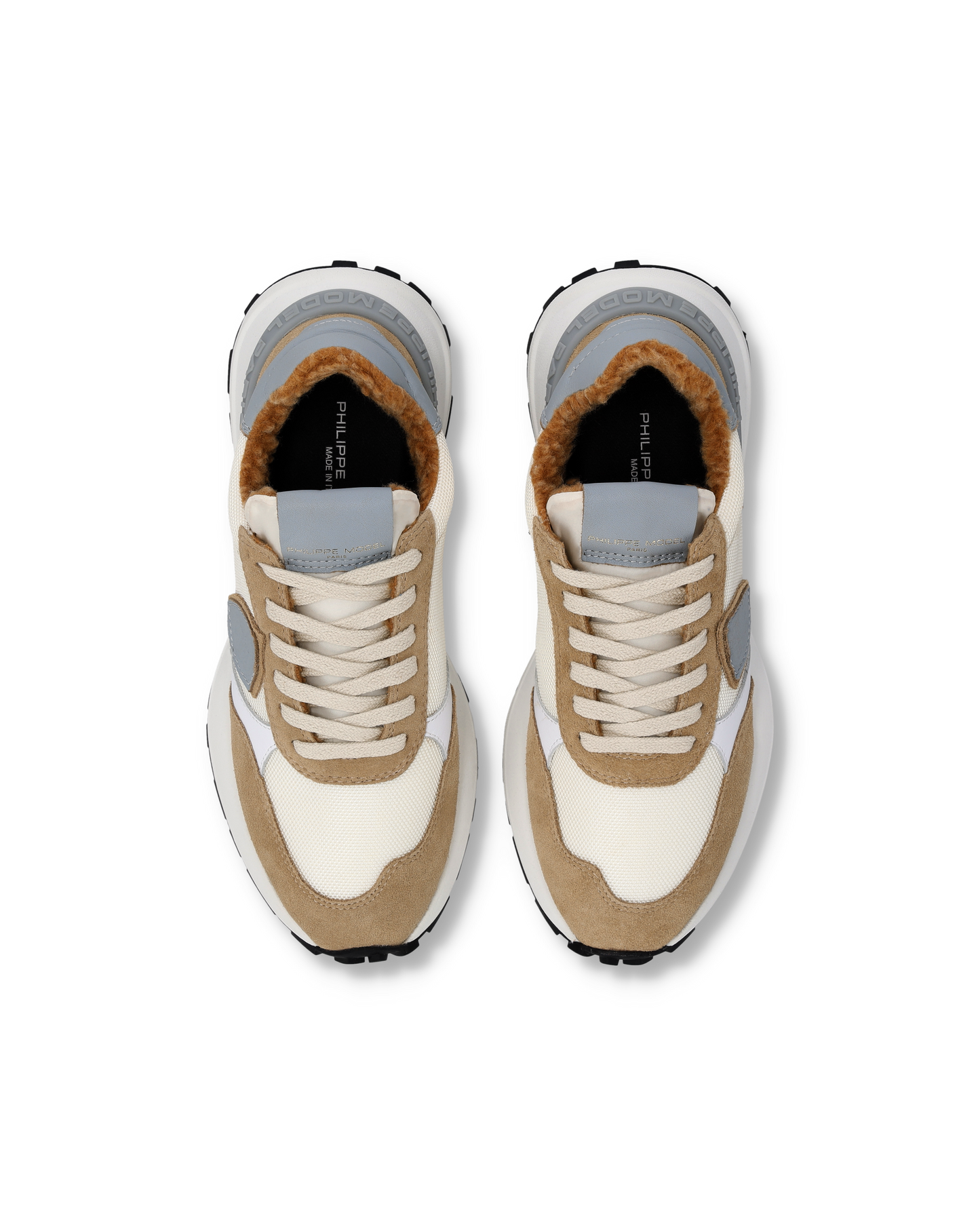 Sneakers Antibes Women, Sand White Grey