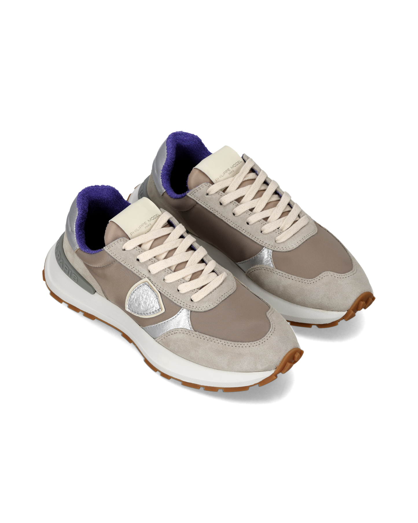 Sneakers Antibes Women, Beige Dove Grey Silver