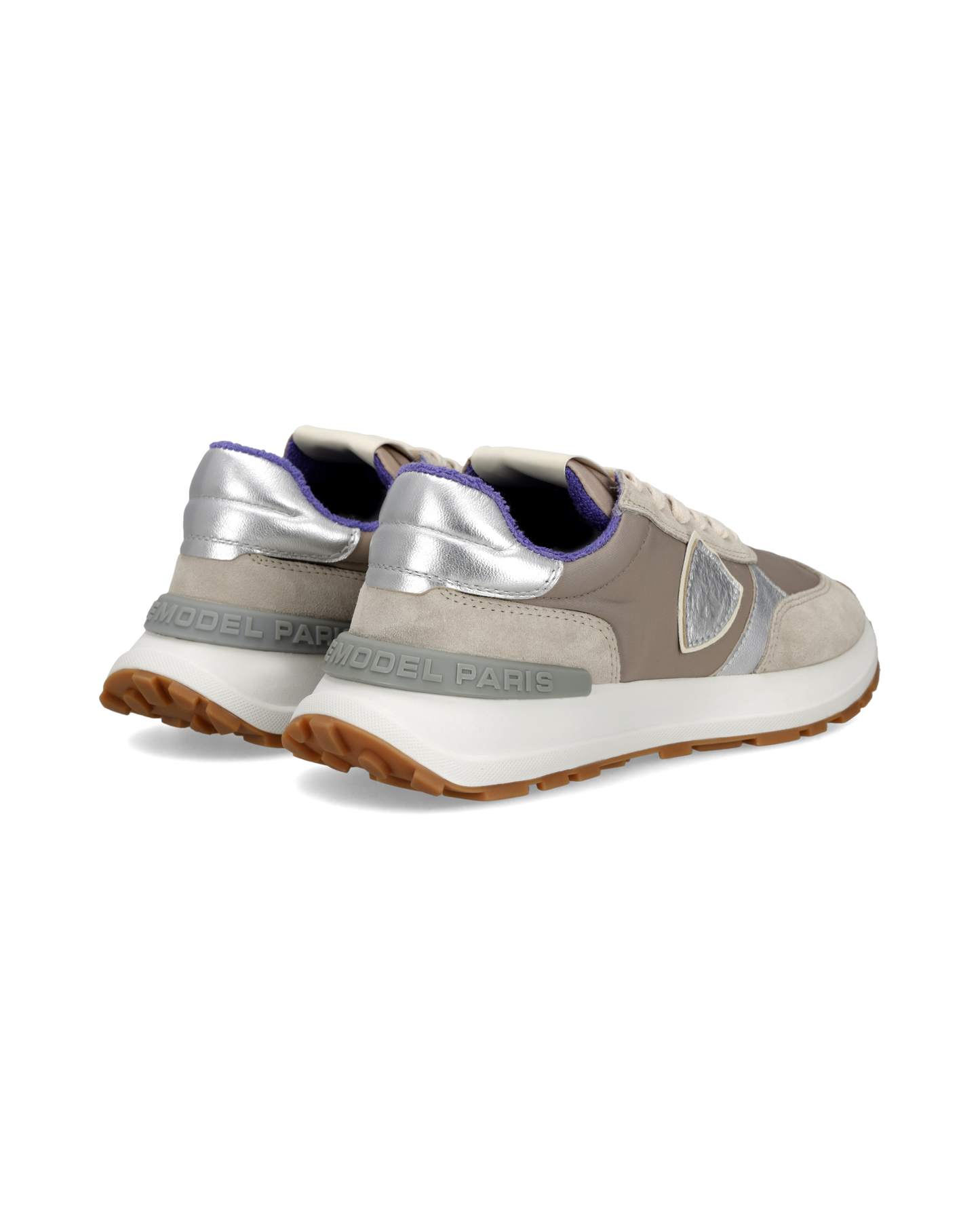 Sneakers Antibes Women, Beige Dove Grey Silver