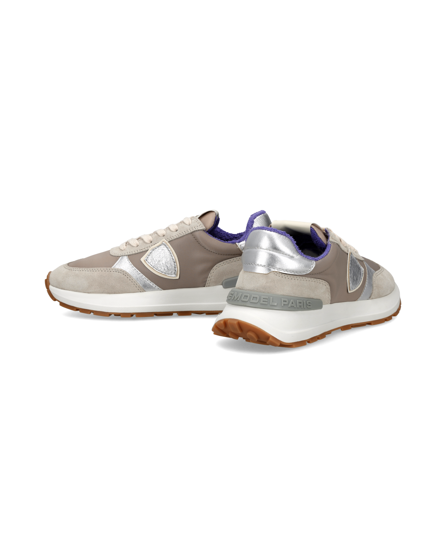 Sneakers Antibes Women, Beige Dove Grey Silver