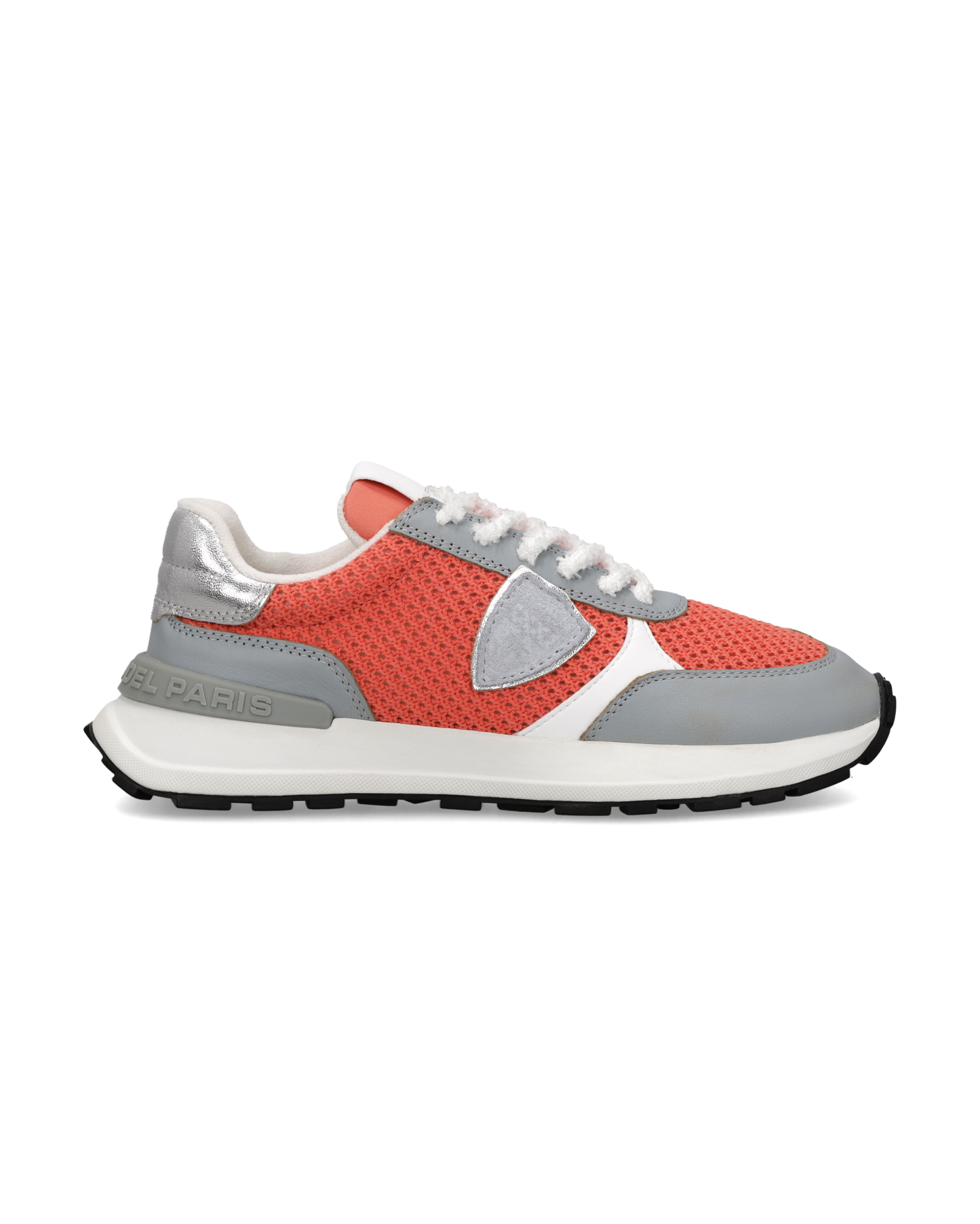Sneakers Antibes Donna, Corallo Grigio Bianco
