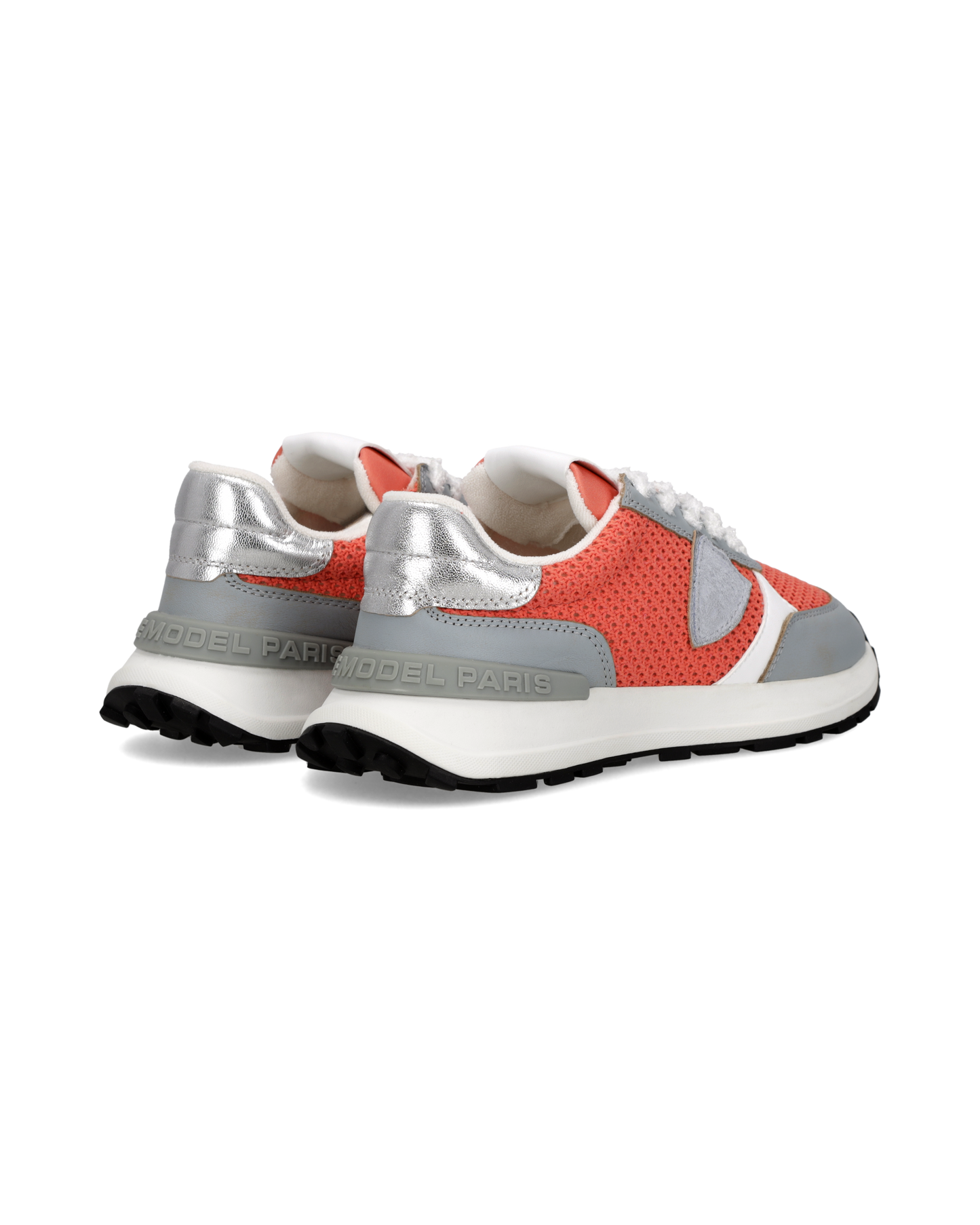 Sneakers Antibes Donna, Corallo Grigio Bianco