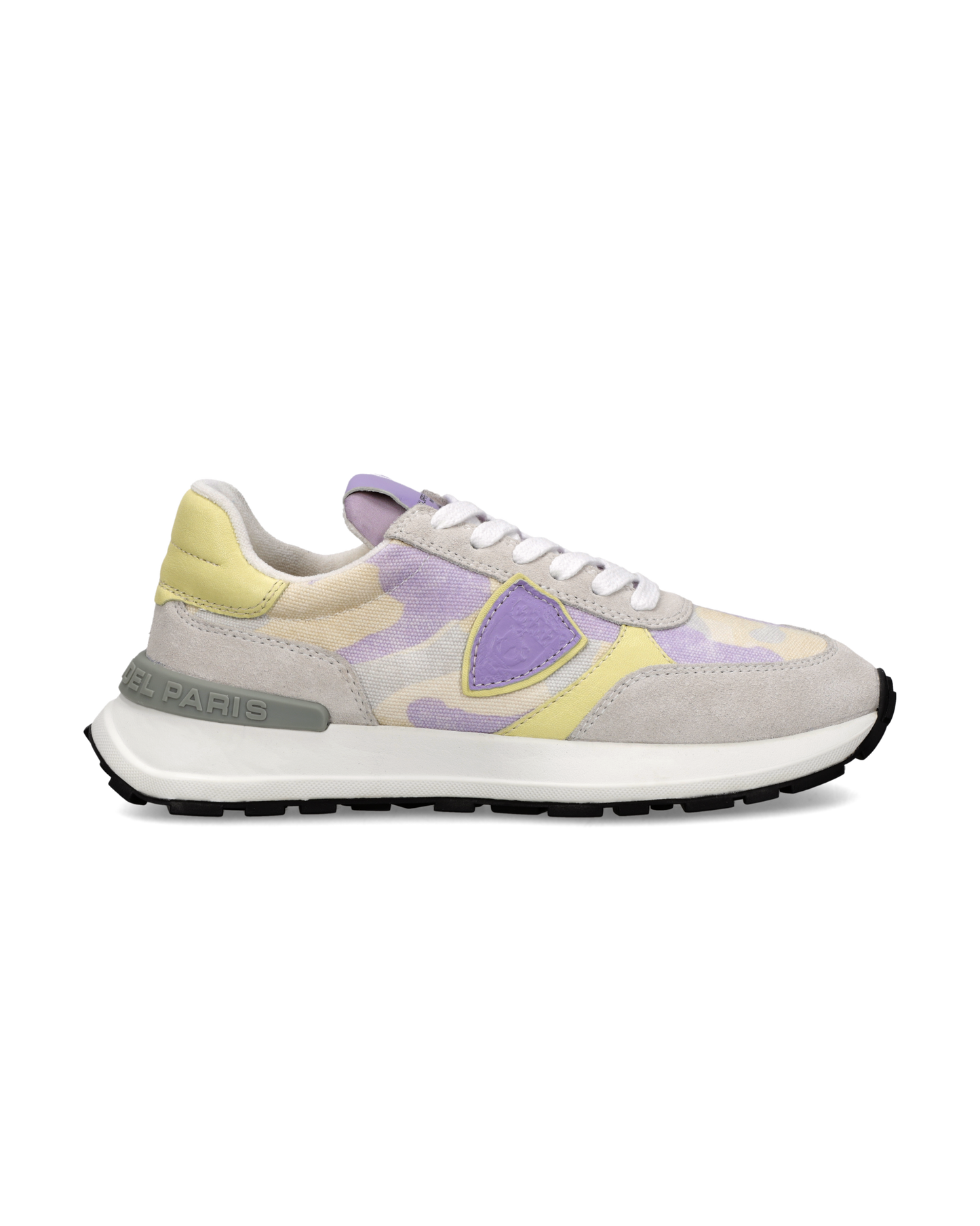 Sneakers Antibes Donna, Crema Lilla Grigio