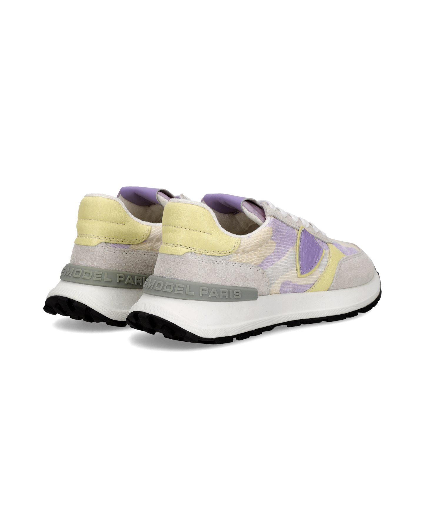 Sneakers Antibes Donna, Crema Lilla Grigio