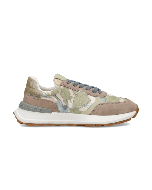 Zapatillas Antibes Para Mujer, Rosa Antiguo Verde