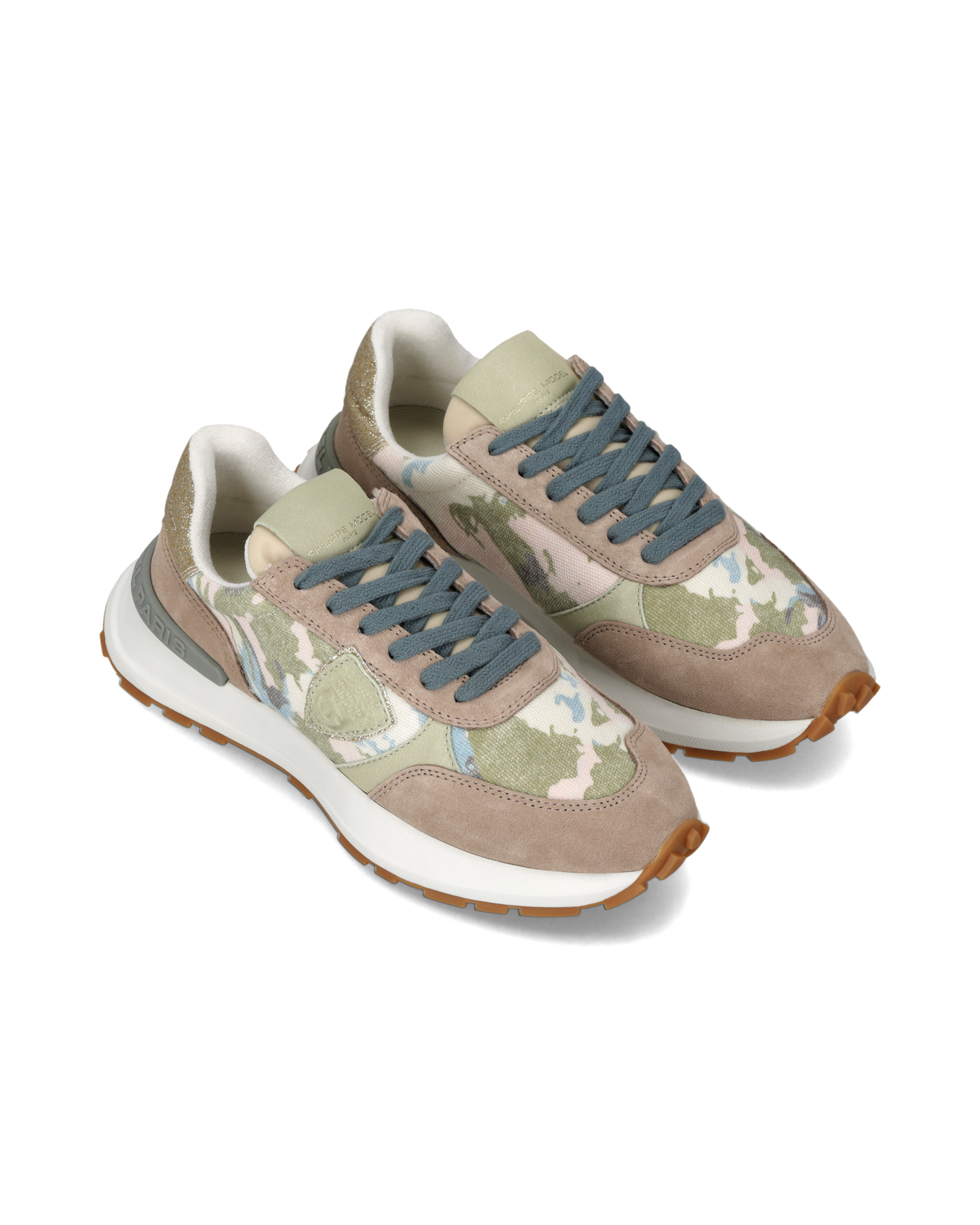 Zapatillas Antibes Para Mujer, Rosa Antiguo Verde