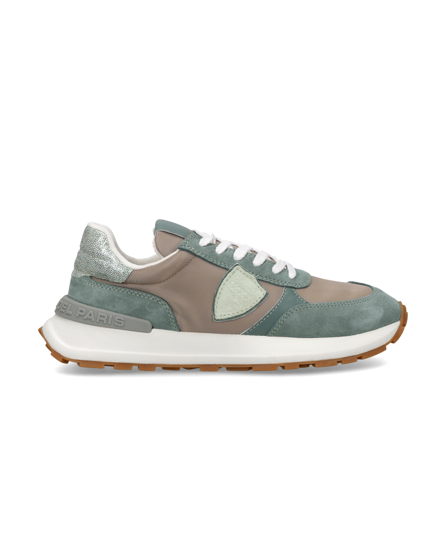 Sneakers Antibes Donna, Verde Salvia Rosa Antico