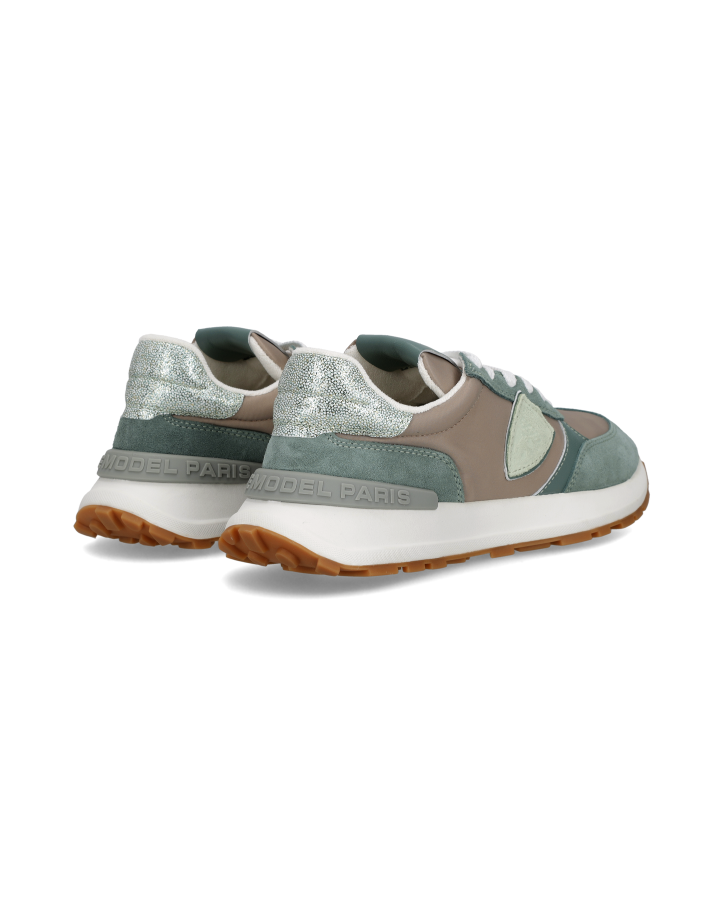 Sneakers Antibes Donna, Verde Salvia Rosa Antico