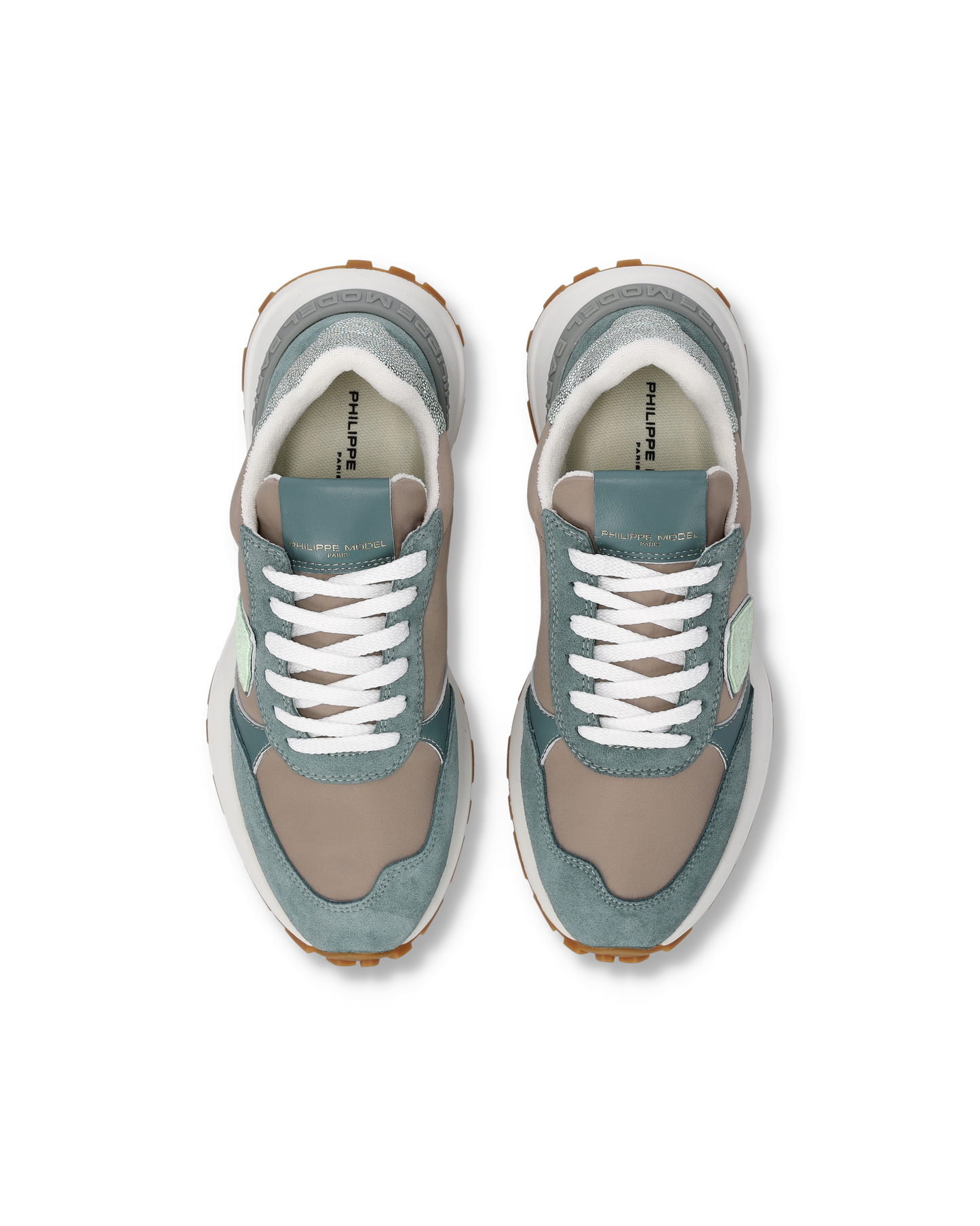 Sneakers Antibes Donna, Verde Salvia Rosa Antico