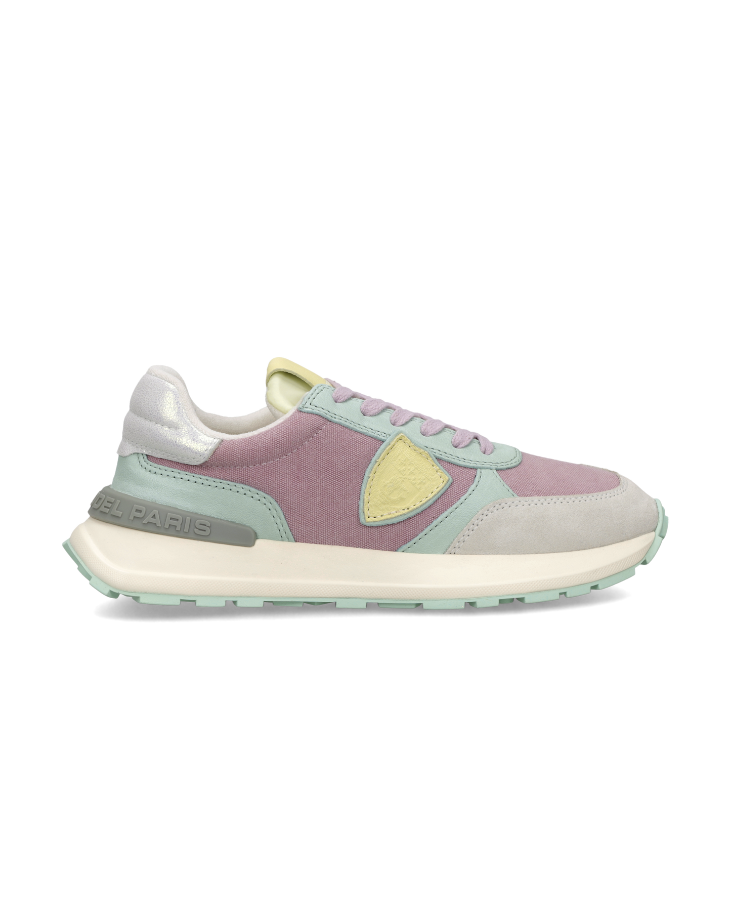 Sneakers Antibes Donna, Rosa Verde Acqua Grigio