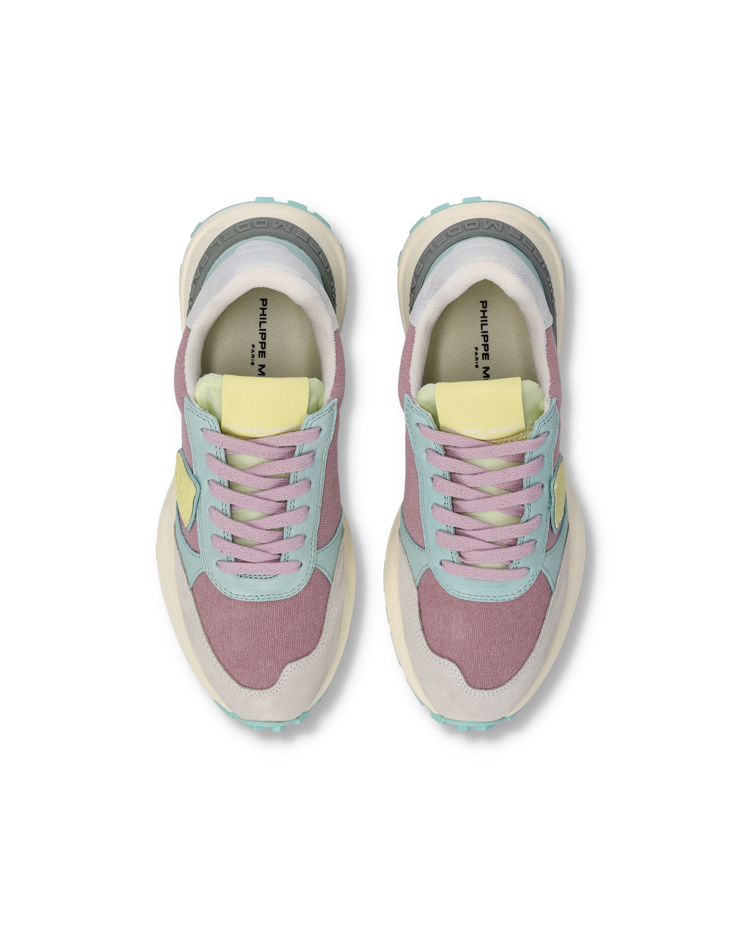 Sneakers Antibes Donna, Rosa Verde Acqua Grigio