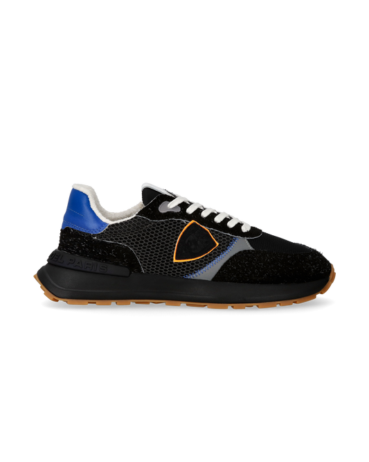 Sneakers Sportswear Antibes Men Nylon And Leather Black Orange