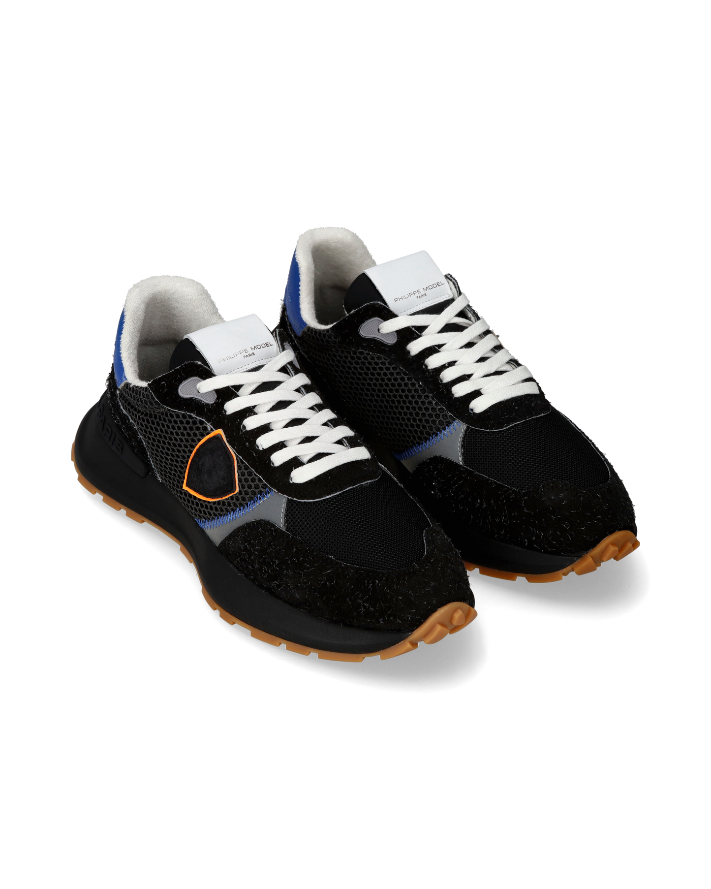 Sneakers Sportswear Antibes Men Nylon And Leather Black Orange