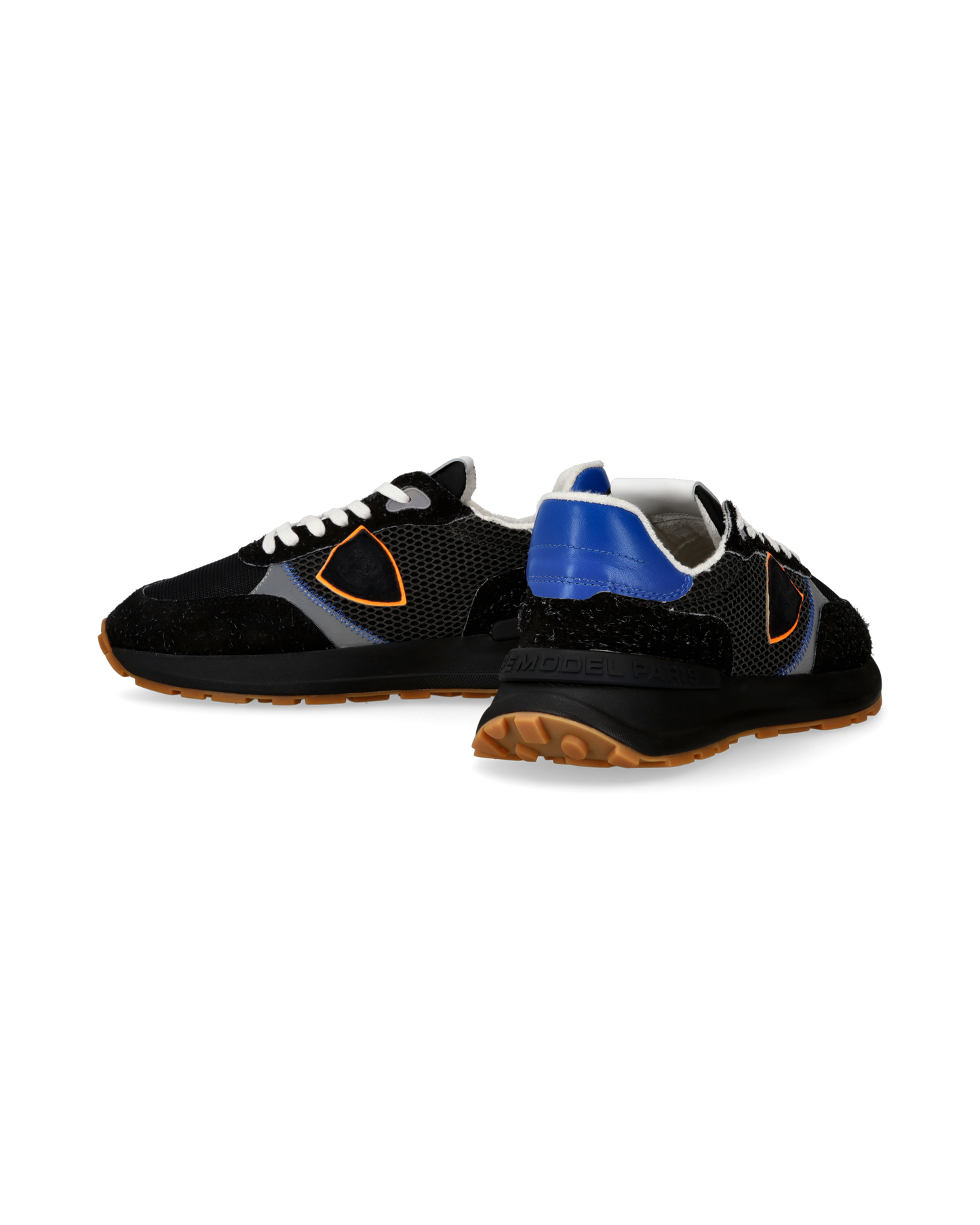 Sneakers Sportswear Antibes Men Nylon And Leather Black Orange