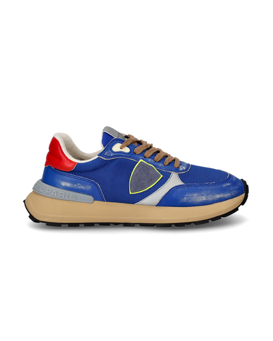 Sneakers Antibes da Uomo Bluette in Tessuto Tecnico