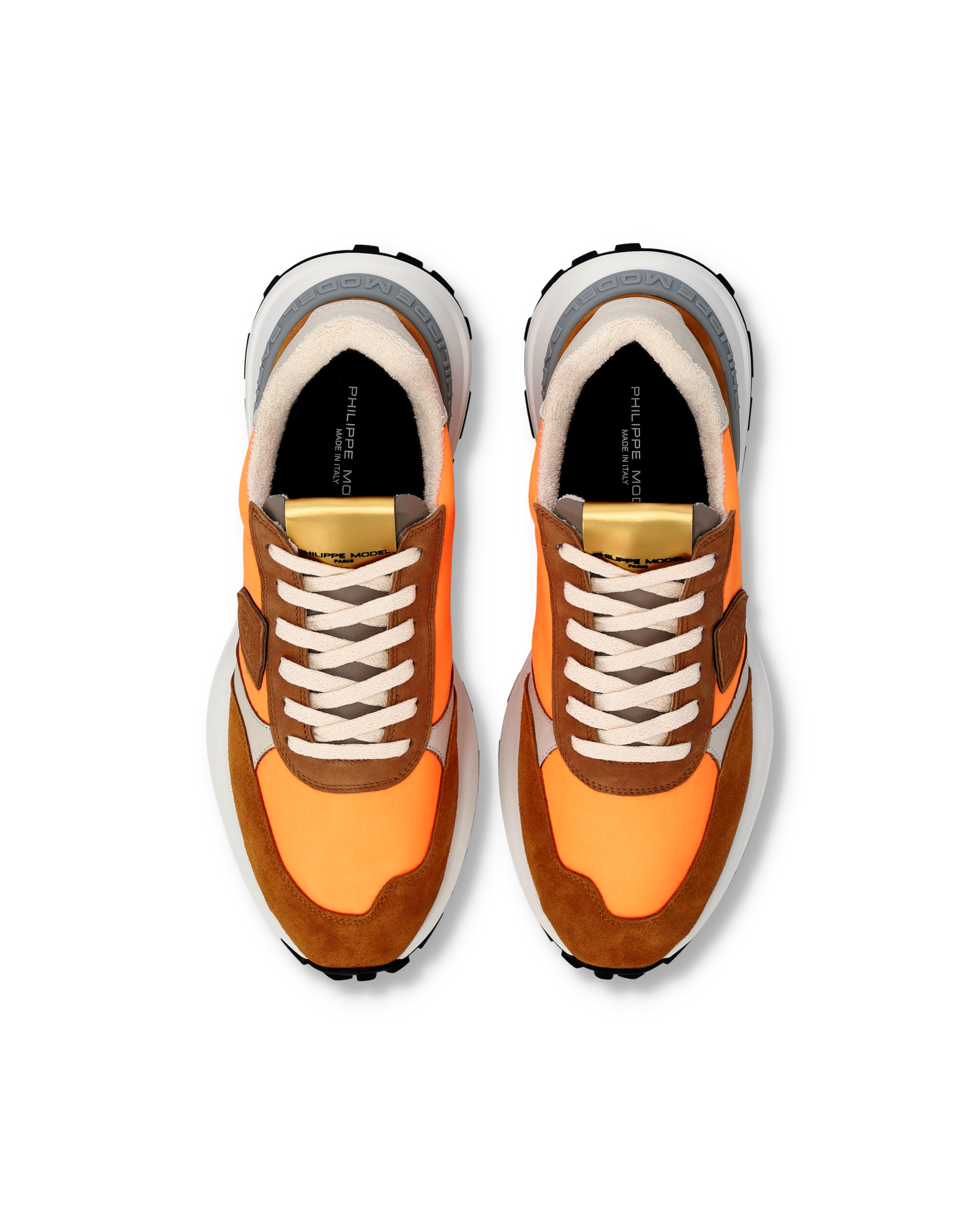 Sneakers Antibes Men, Brown Orange
