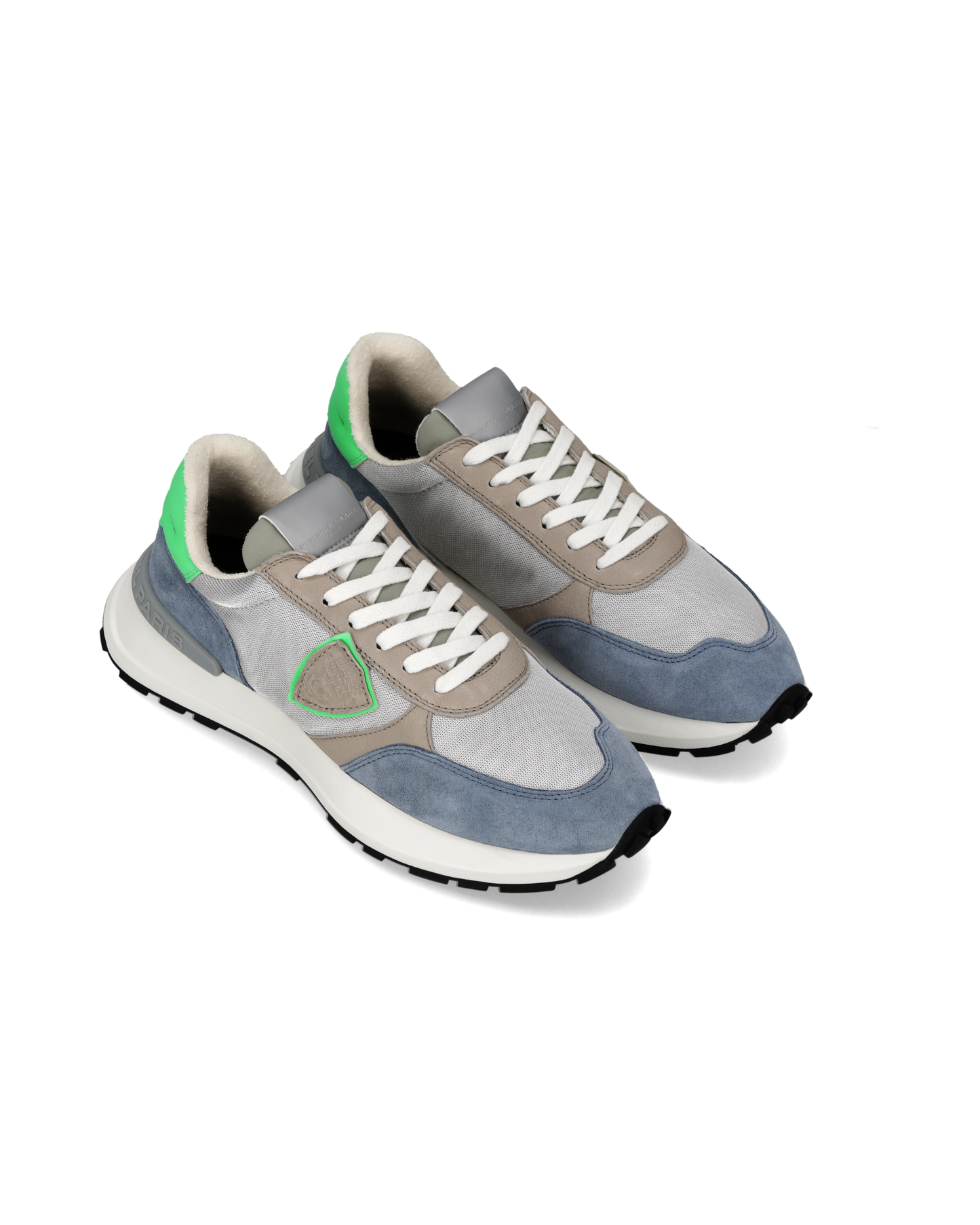 Sneakers Antibes Men, Air Grey Fluorescent Green