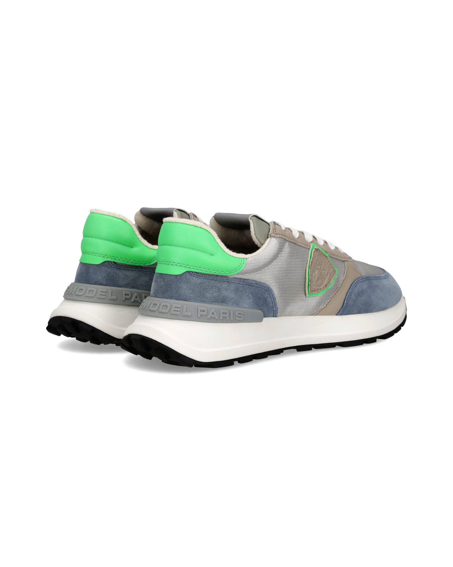 Sneakers Antibes Men, Air Grey Fluorescent Green