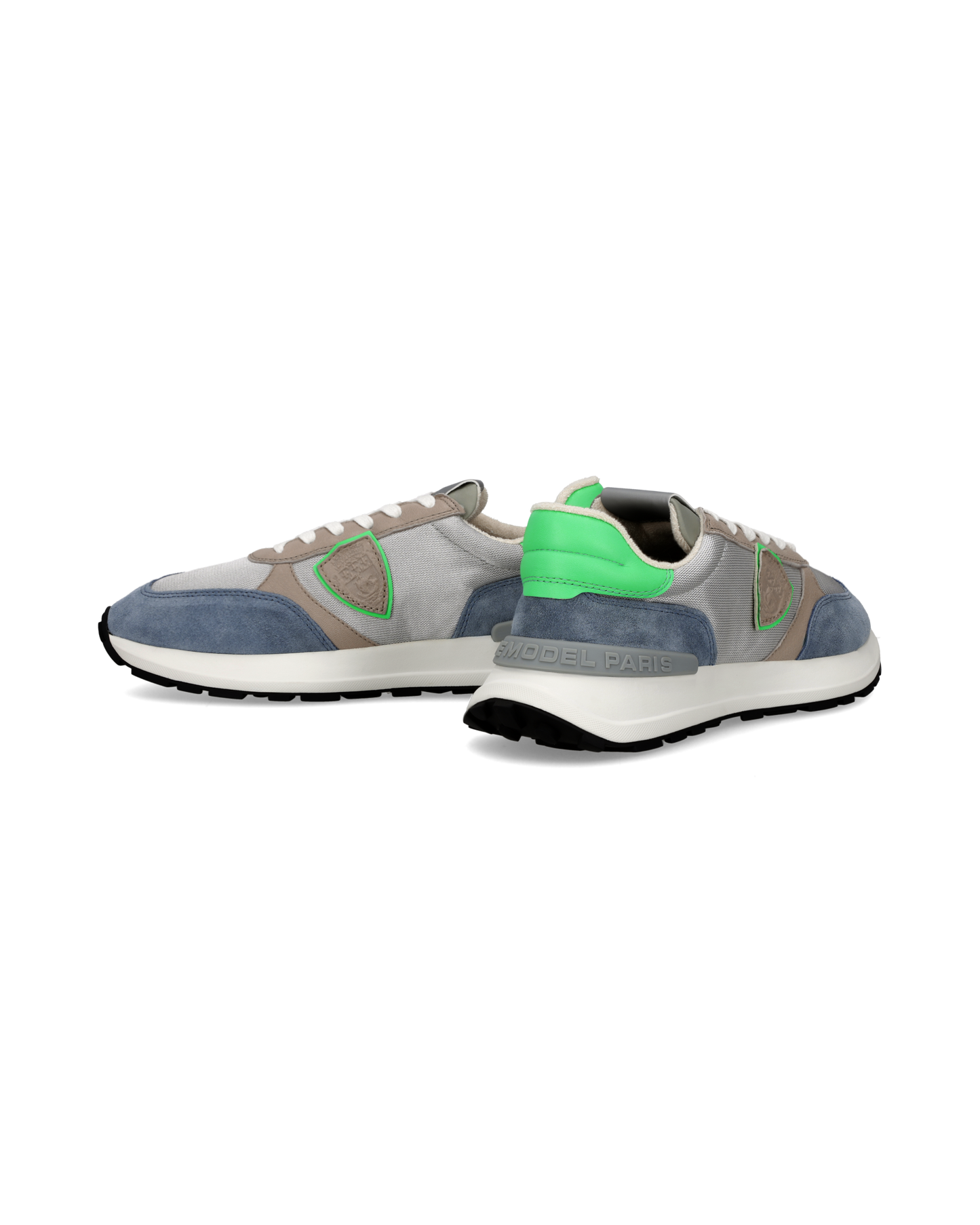 Sneakers Antibes Men, Air Grey Fluorescent Green