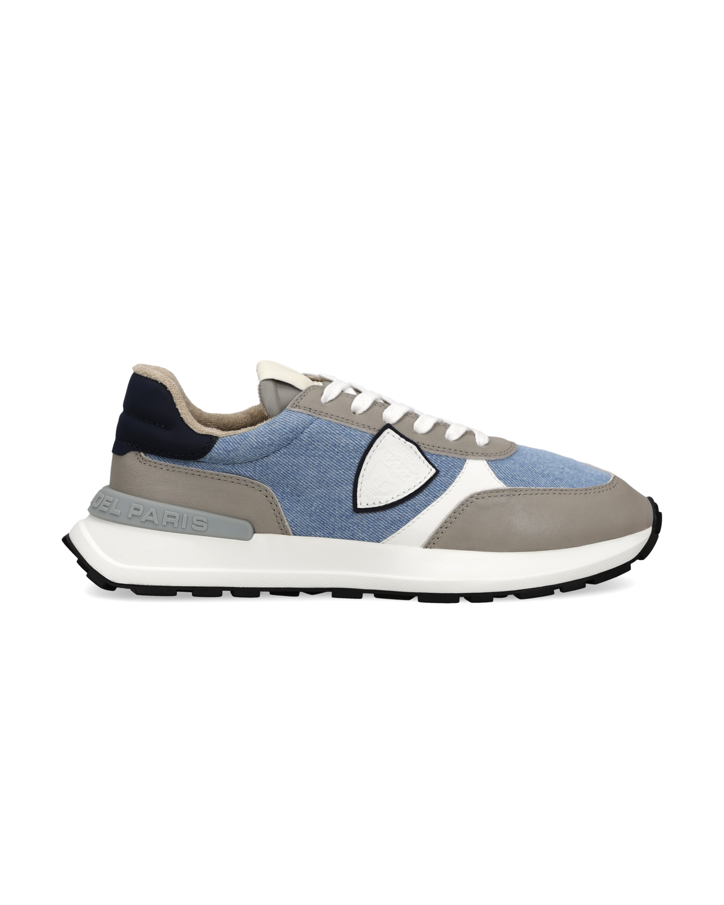 Sneakers Antibes Men, Light Blue Grey