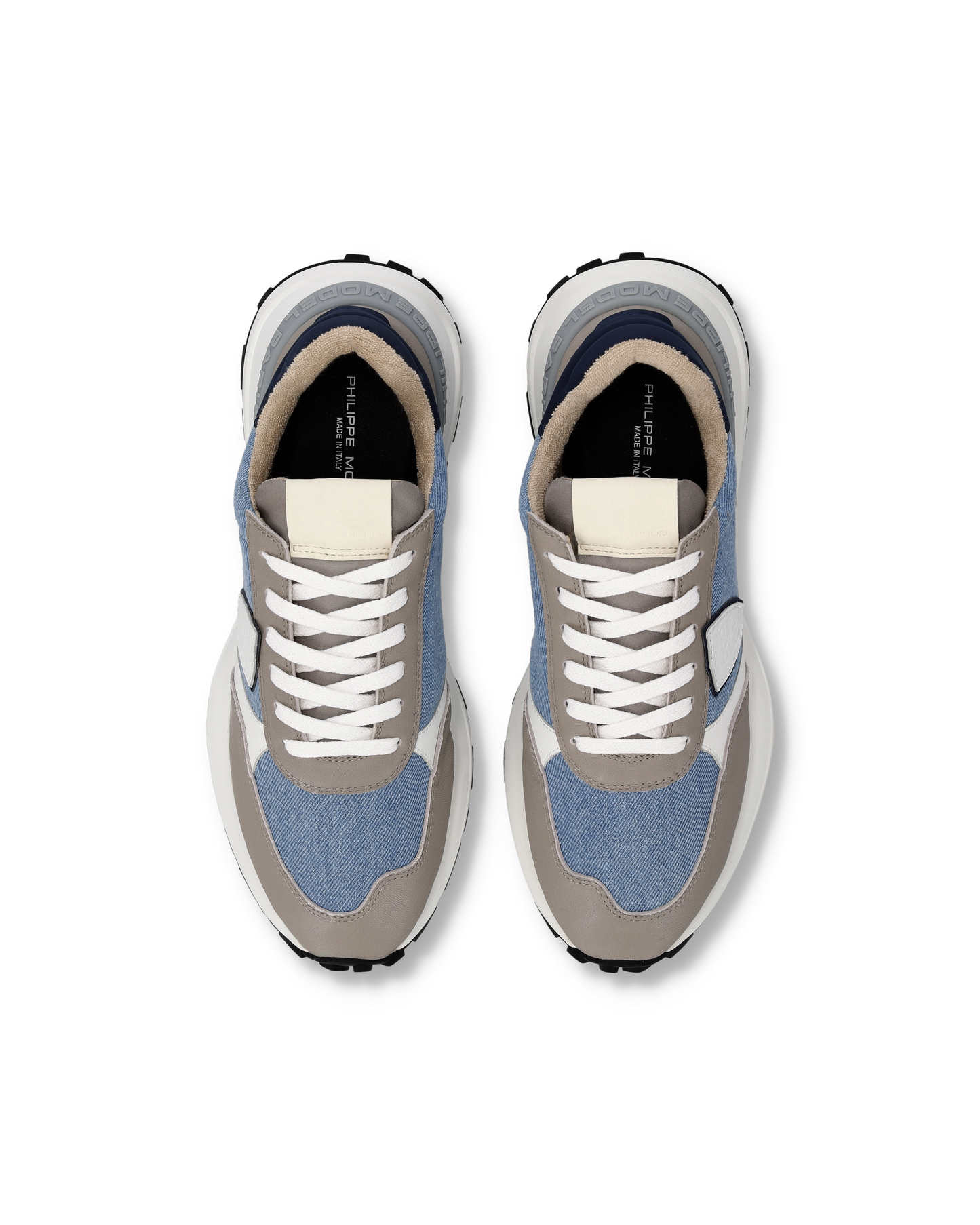 Sneakers Antibes Men, Light Blue Grey