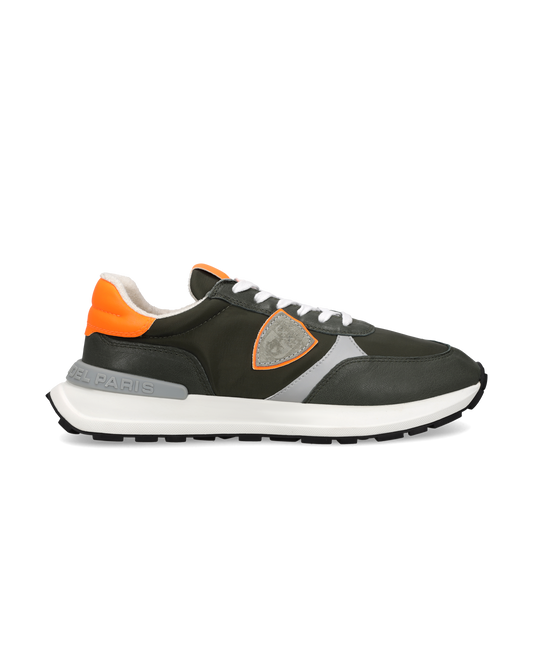 Sneakers Antibes Men, Anthracite Grey Military Green