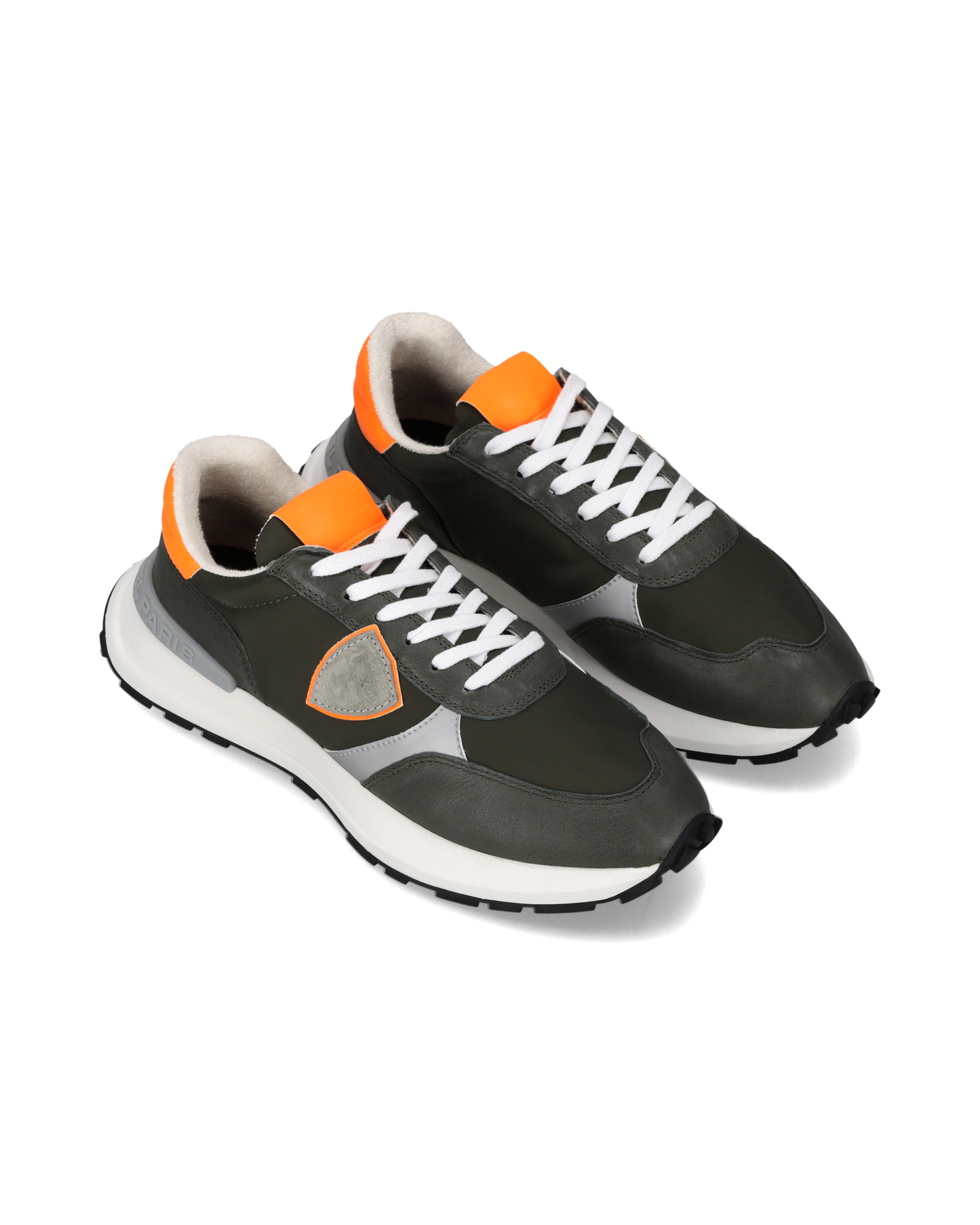 Sneakers Antibes Men, Anthracite Grey Military Green