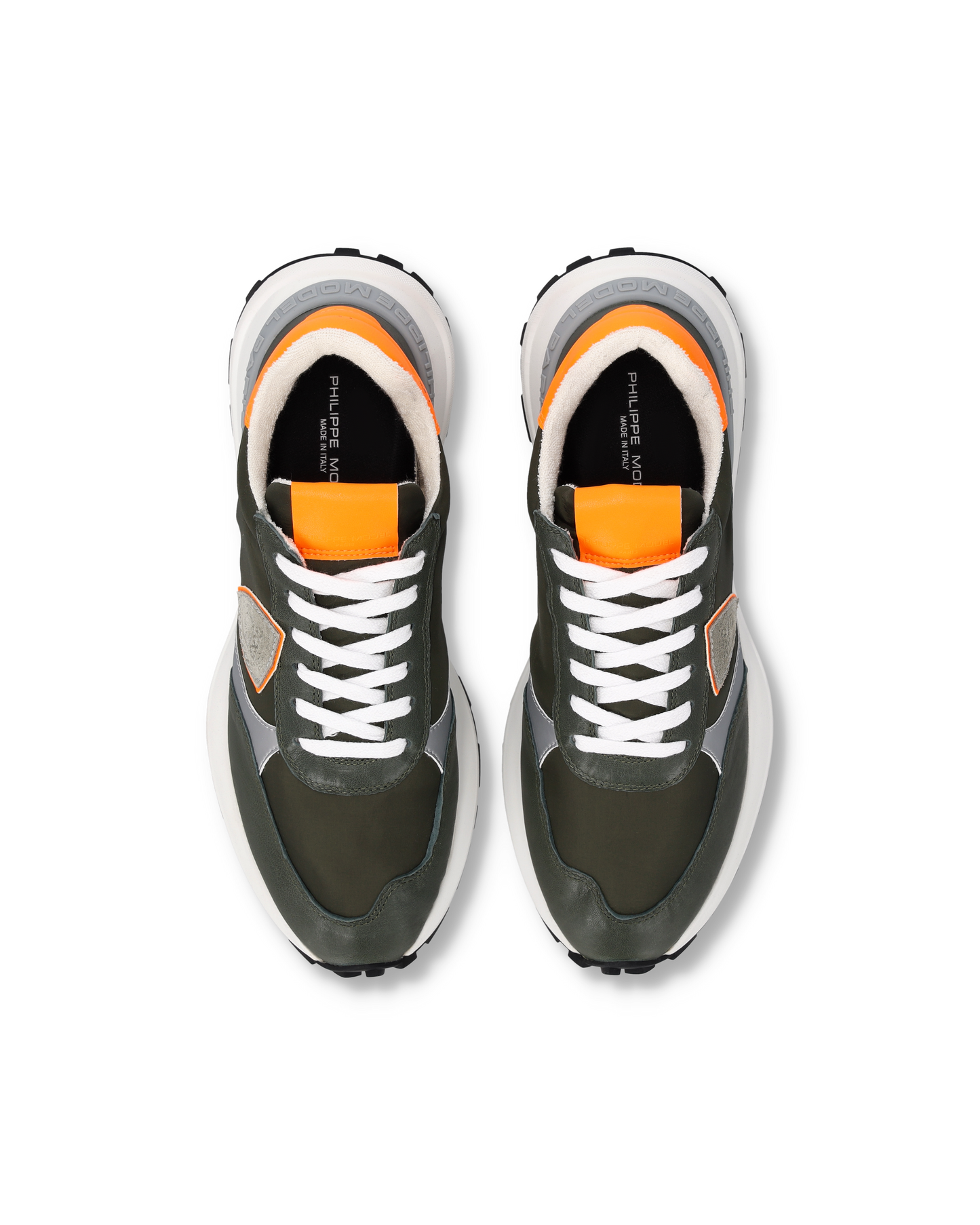 Sneakers Antibes Men, Anthracite Grey Military Green