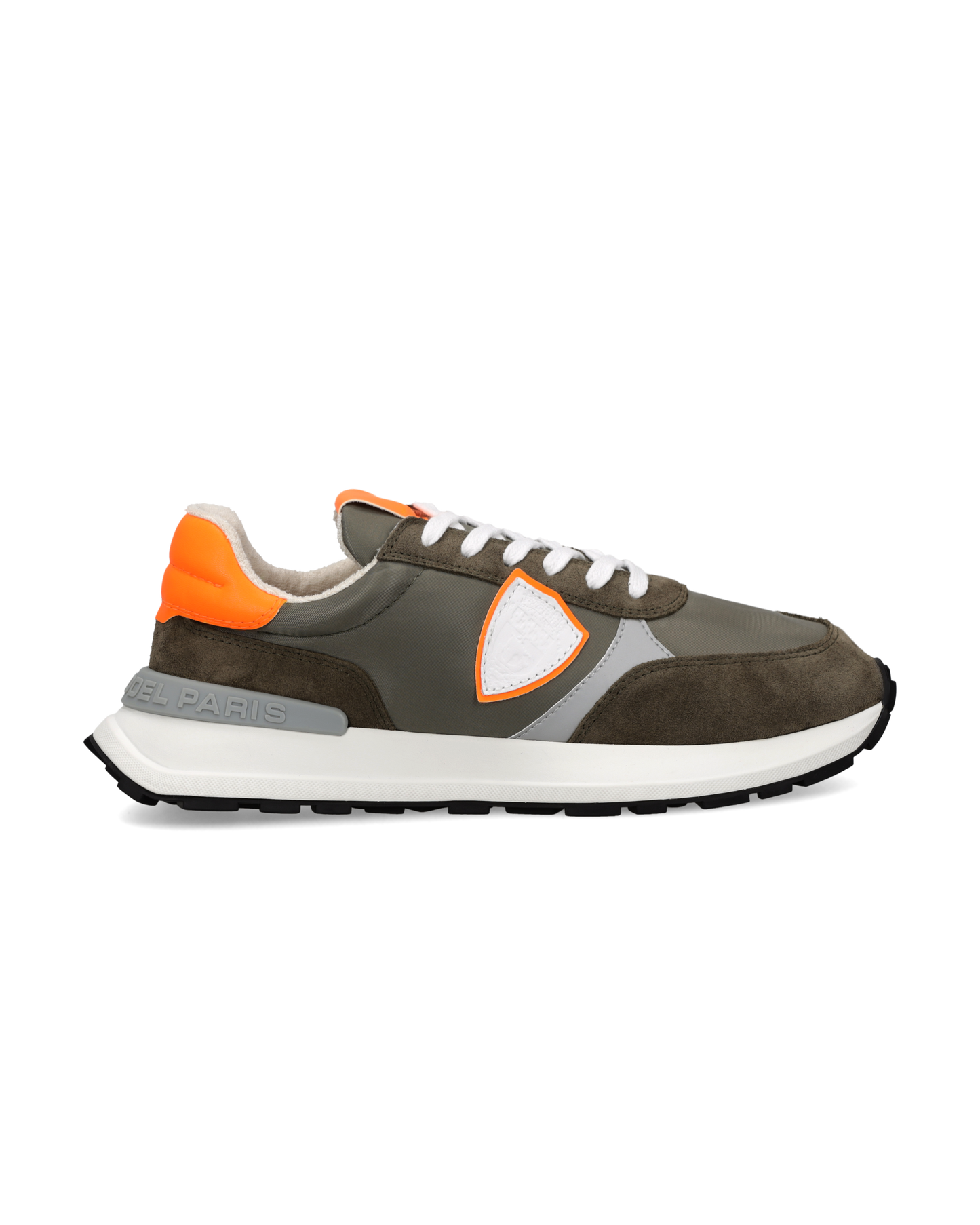 Sneakers Antibes Men, Anthracite Grey Military Green