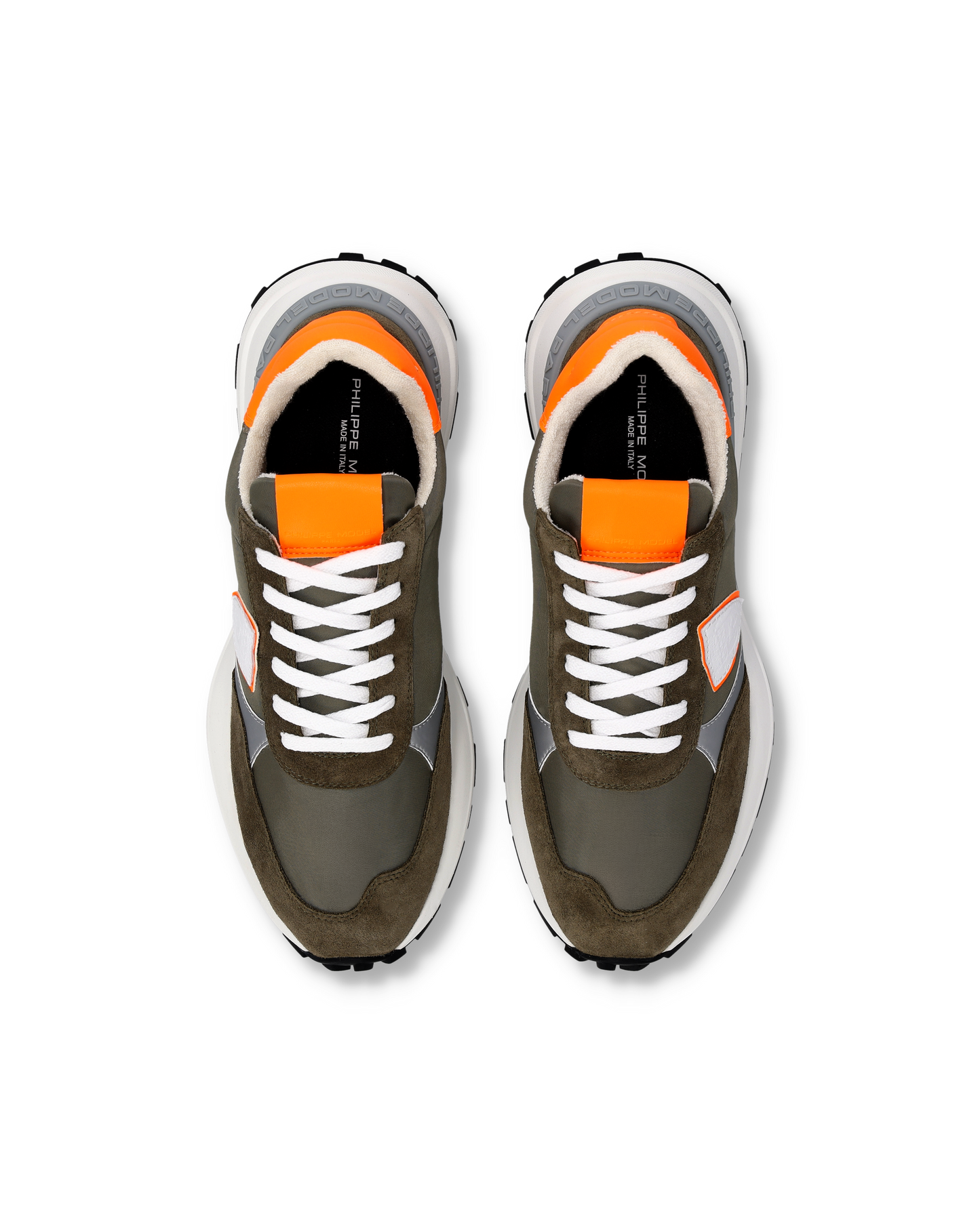 Sneakers Antibes Men, Anthracite Grey Military Green